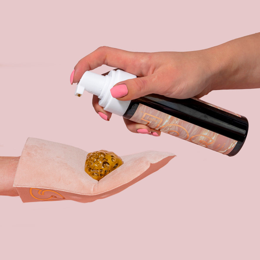 Luxe Velour Tanning Mitt for Streak-Free Bronze | Reusable & Washable