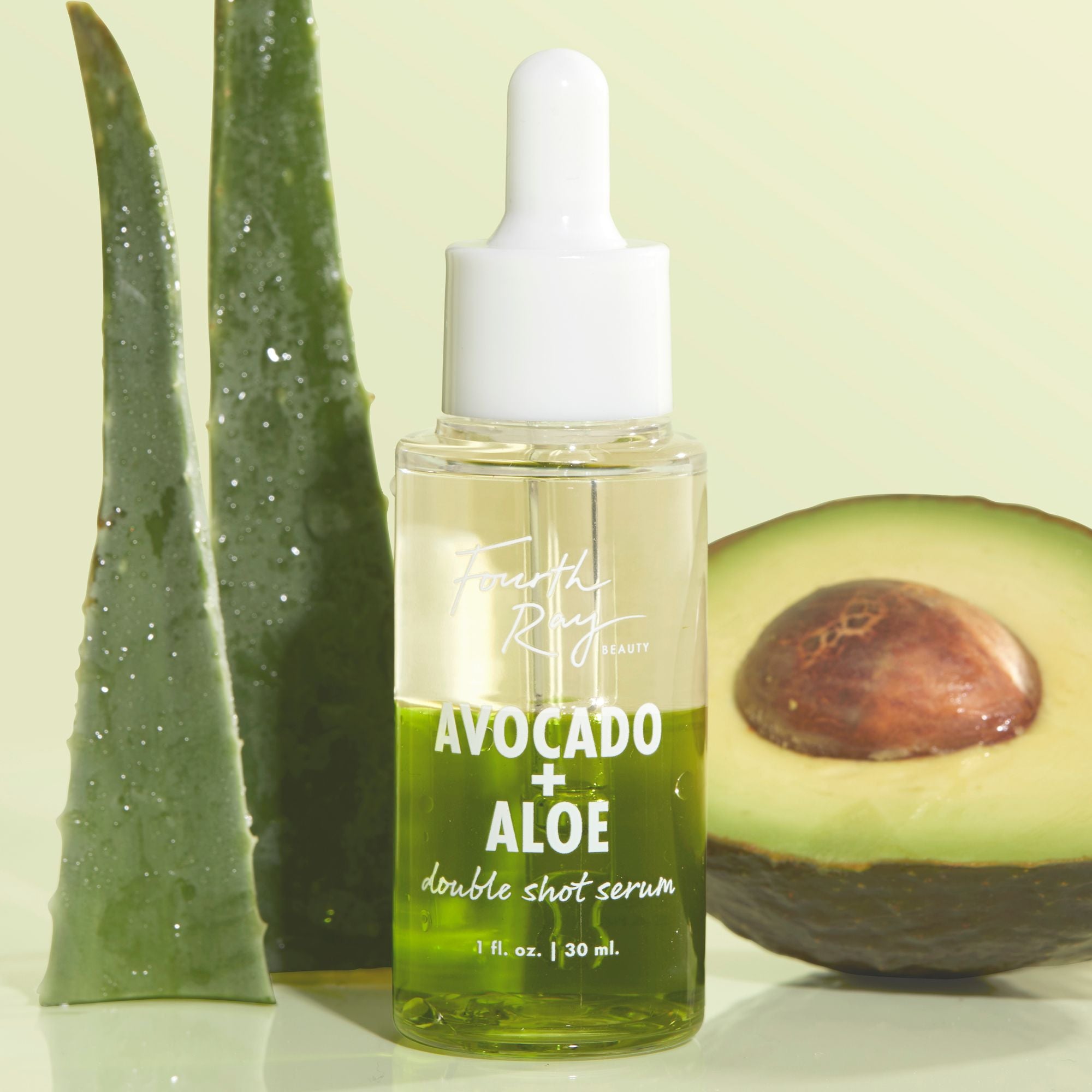 Avocado & Aloe Serum for Hydrated Skin | Bi-Phase Face Serum