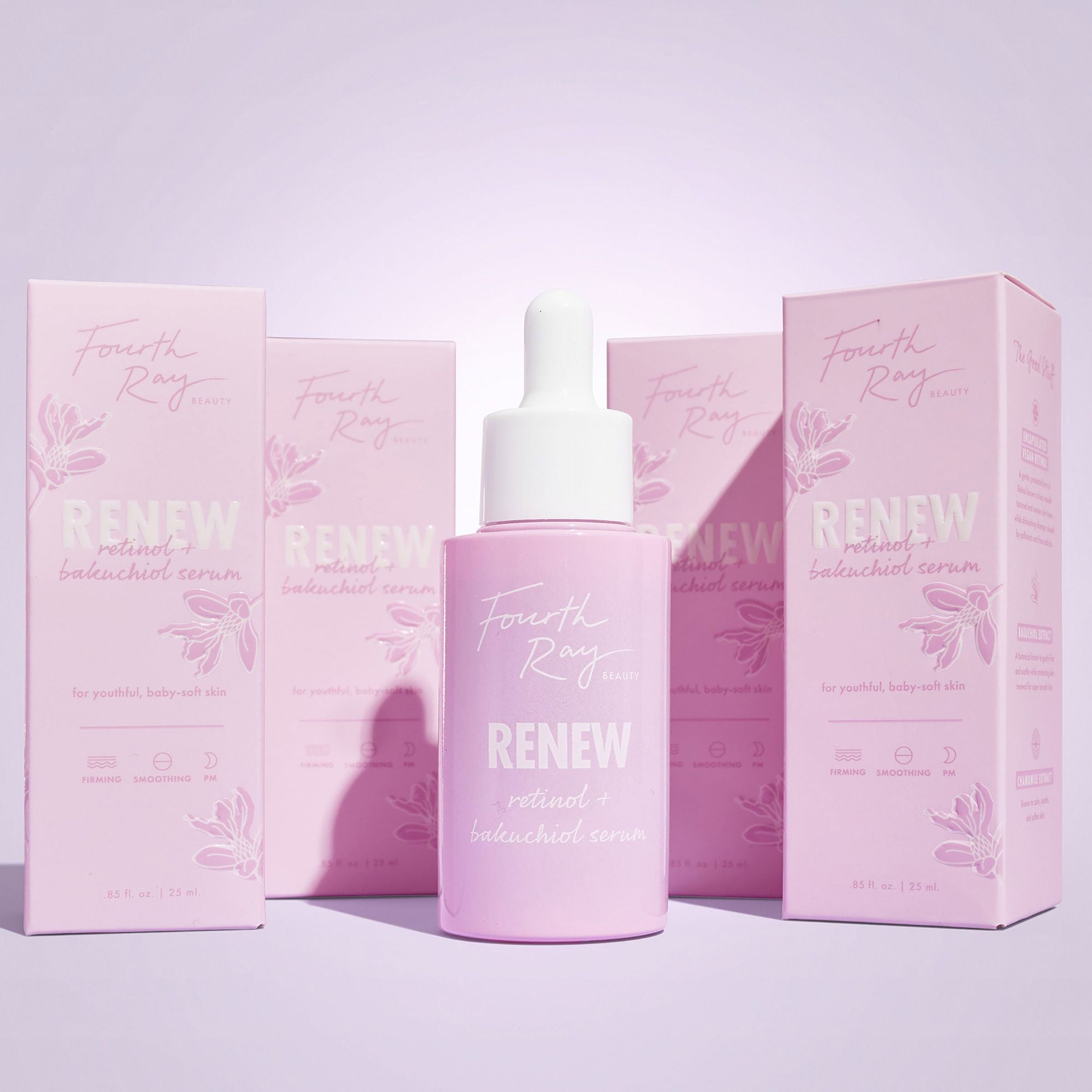 Gentle Vegan Retinol Serum for Smooth Skin | Renew