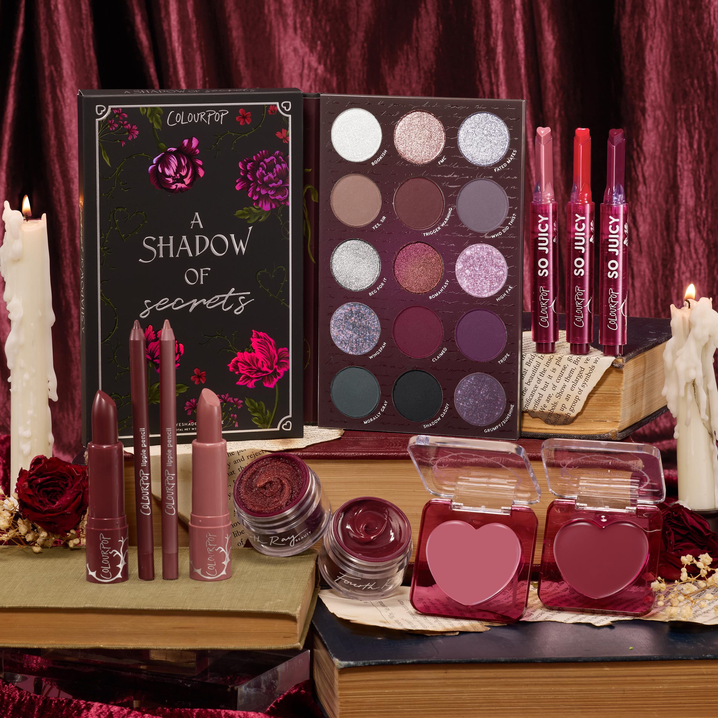 Valentine’s Day Makeup Collection | A Shadow of Secrets