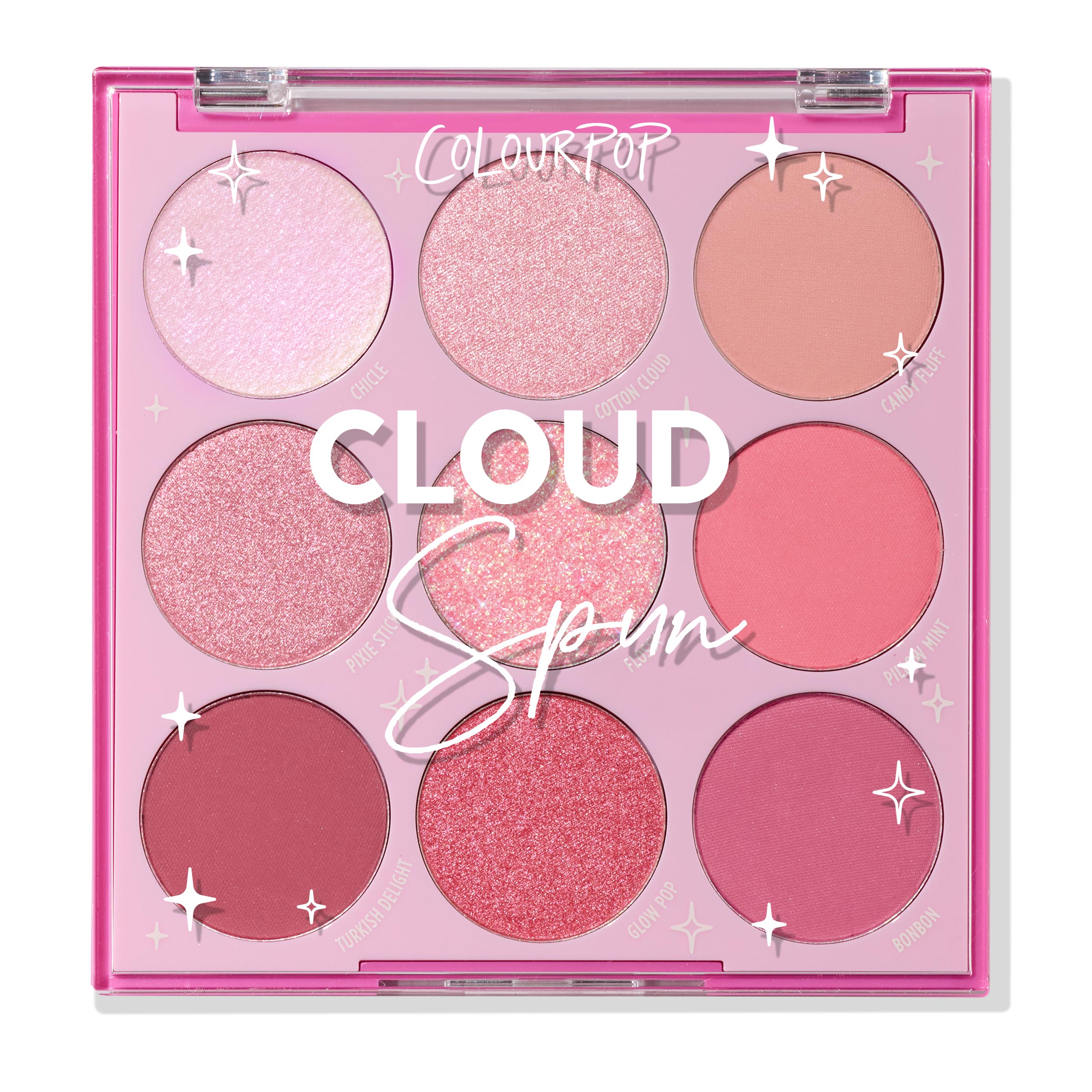 Baby Pink Eyeshadow Palette with Matte & Metallic Finishes | Cloud Spun