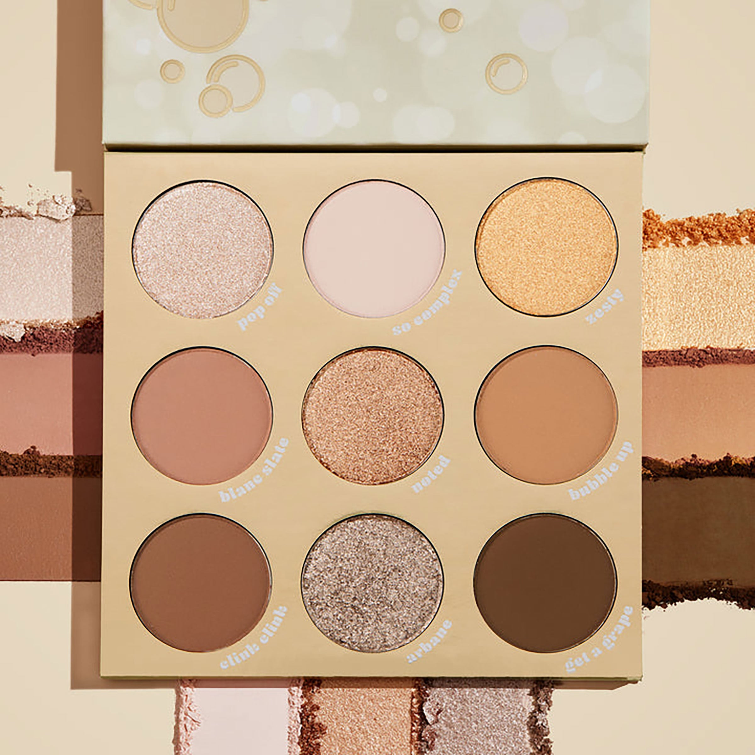 Sparkling Champagne & Gold Eyeshadow Palette | Feelin' Bubbly
