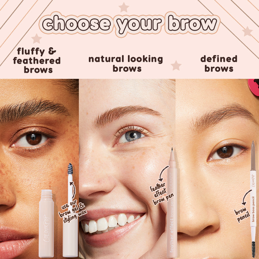 Buildable Brow Pencil with Spoolie for Natural Brows | Soft Black