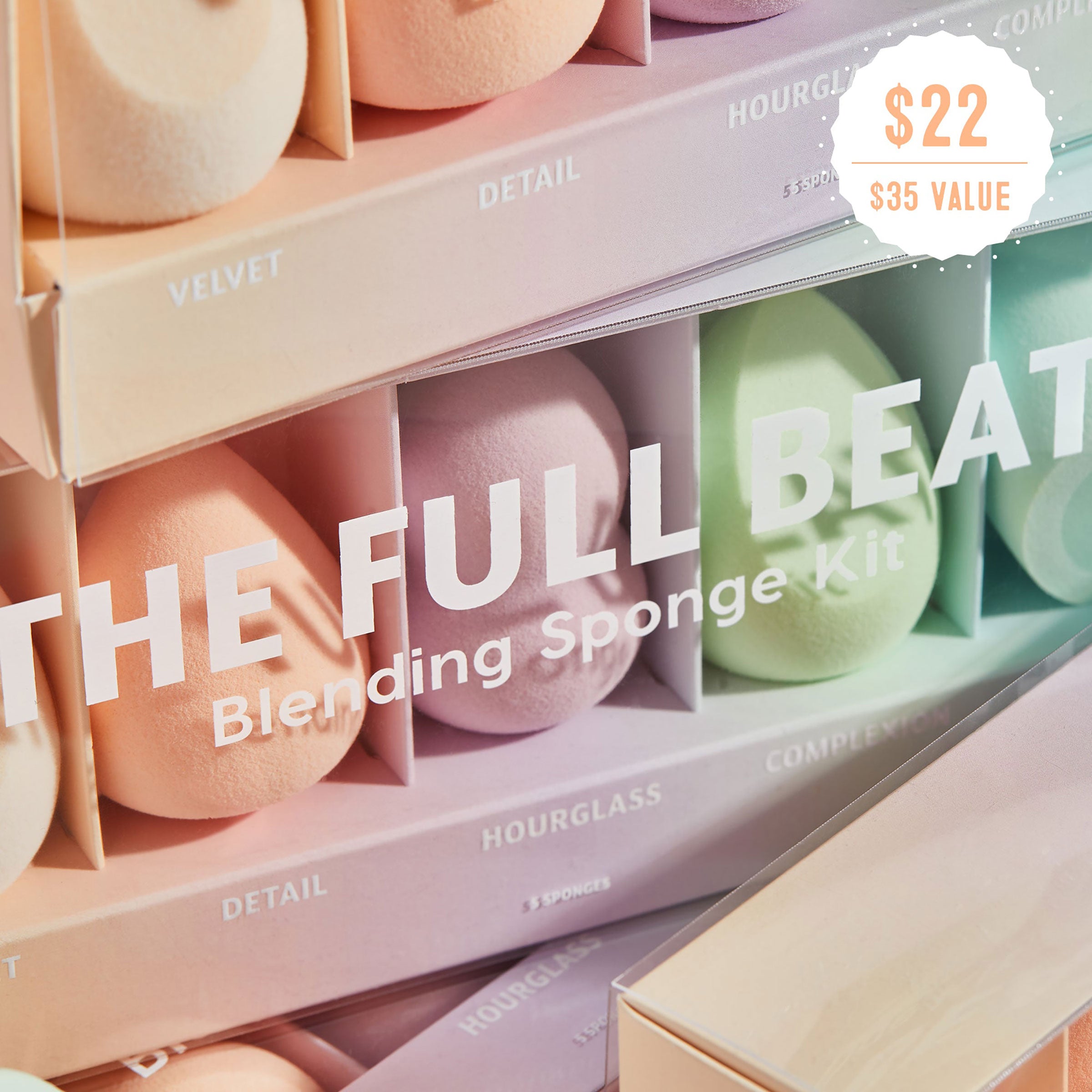 5-Piece Blending Sponge Kit for Airbrushed Makeup | The Full Beat
