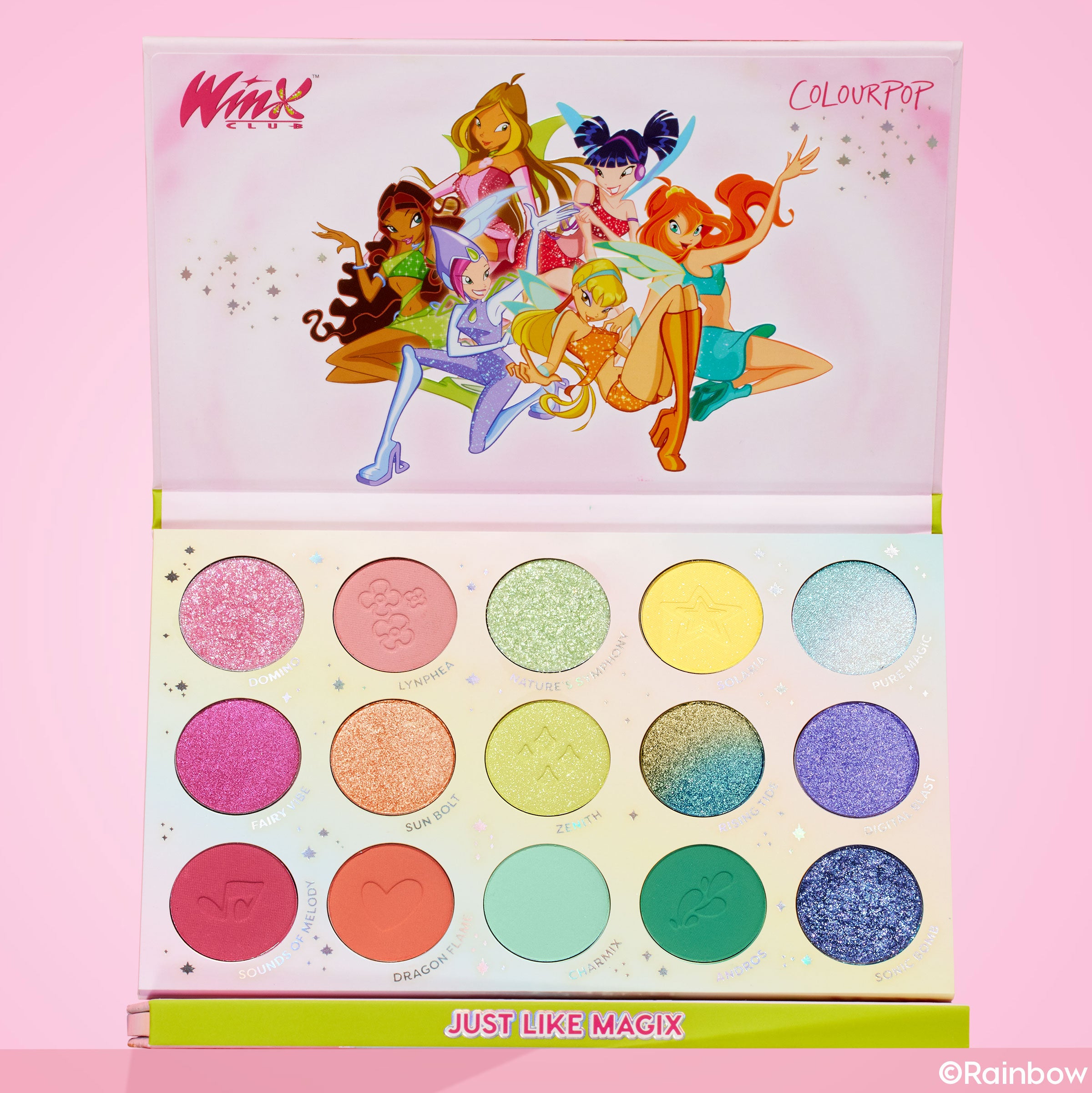 Winx Fairy-Inspired Eyeshadow Palette with Matte & Glitter Finishes | Just Like Magix