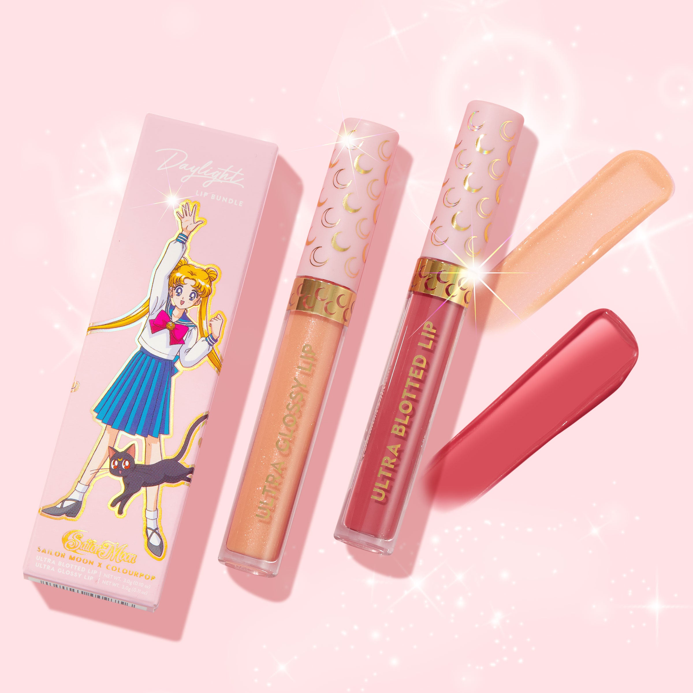 Daylight Lip Bundle with Moon Tiara Gloss & Usagi Blotted Lip