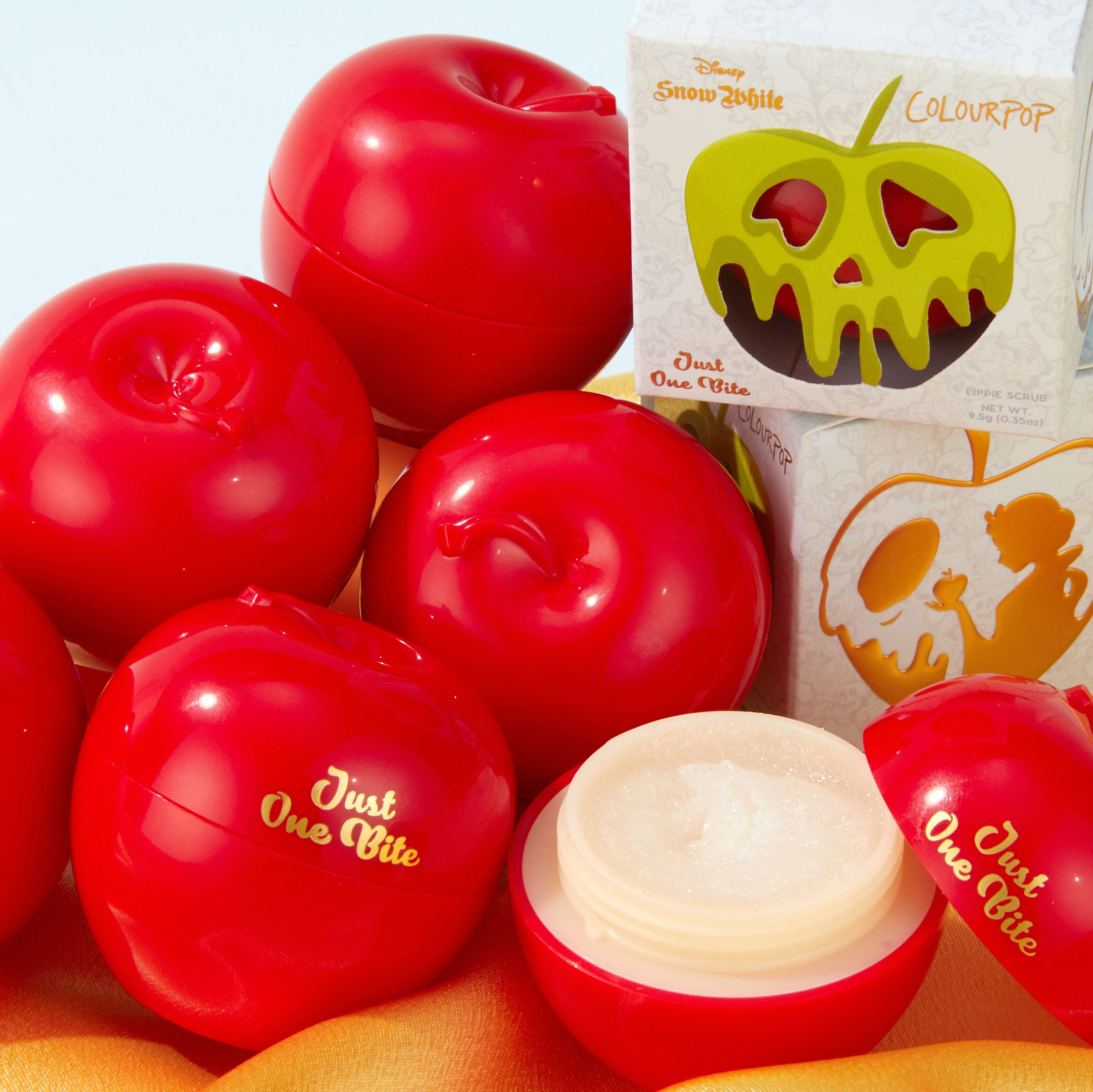 Red Apple Lip Scrub with Shea Butter & Sugar Crystals | Just One Bite