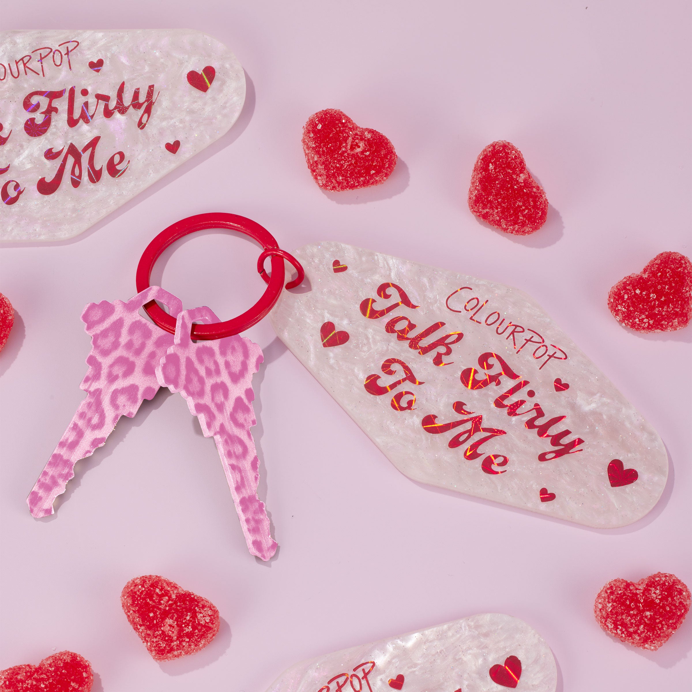 Retro Hotel-Inspired Keychain for Valentine's Day | Flirty Talk