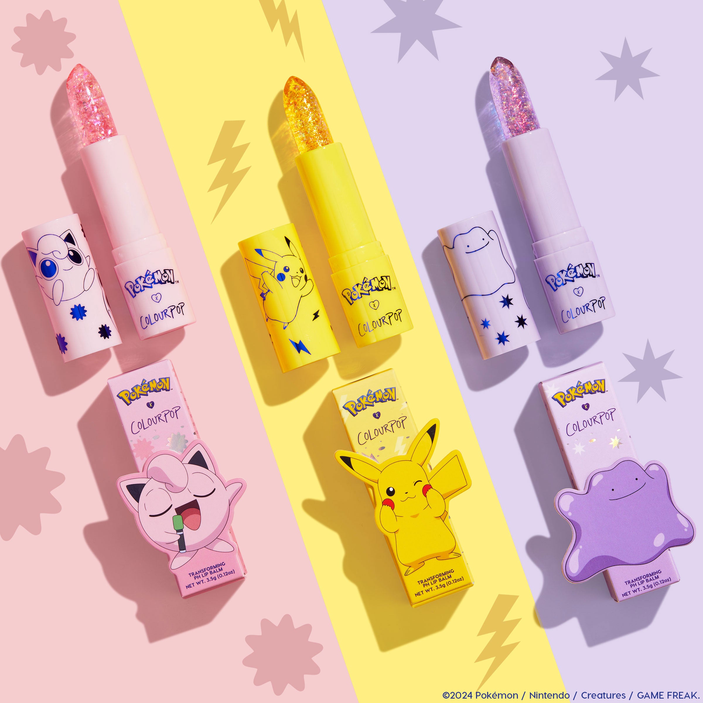 Pokémon 4-Piece Eye & Lip Makeup Set | Pallet Town Palette & pH Lip Balm