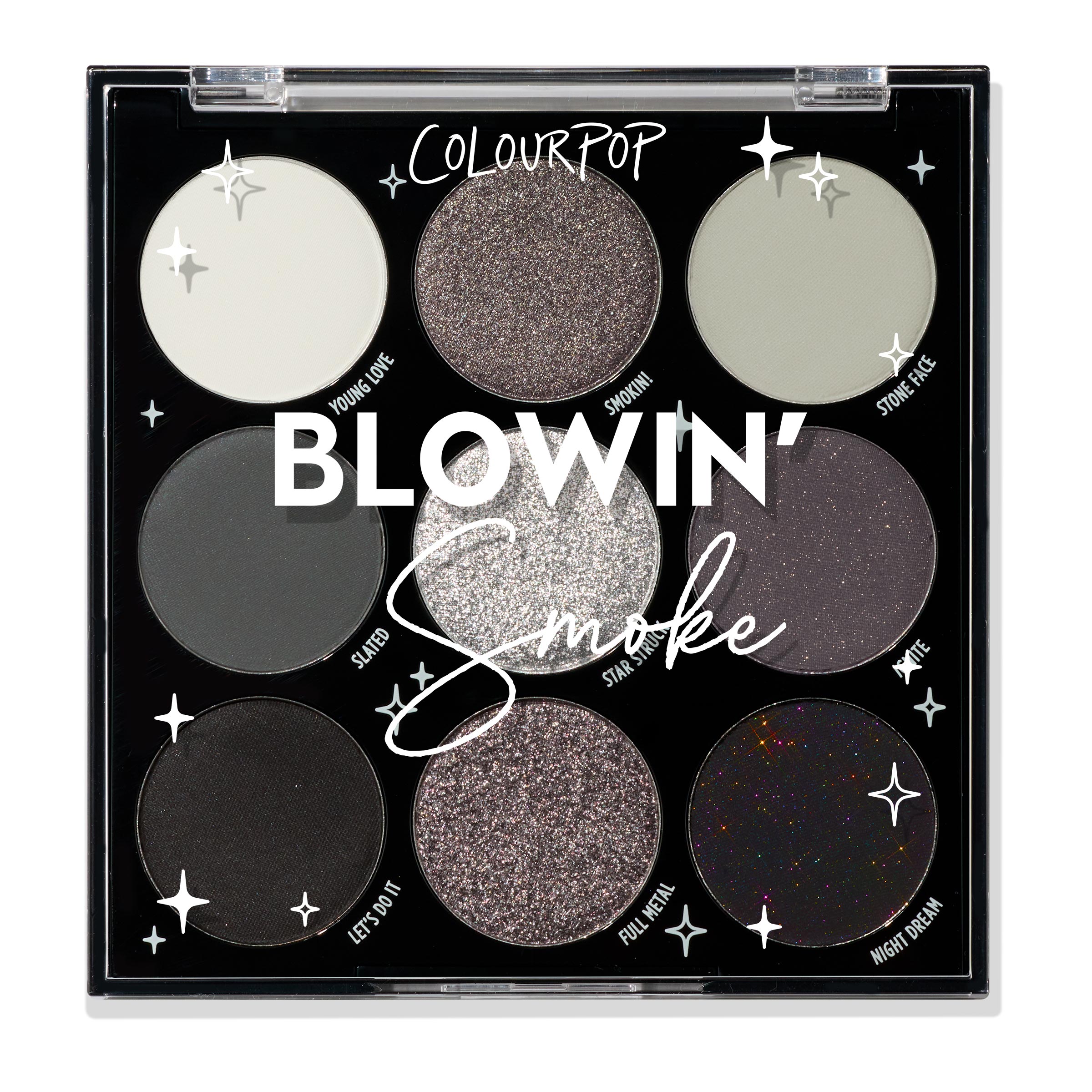 Smokey Eyeshadow Palette with Metallics & Mattes | Blowin' Smoke