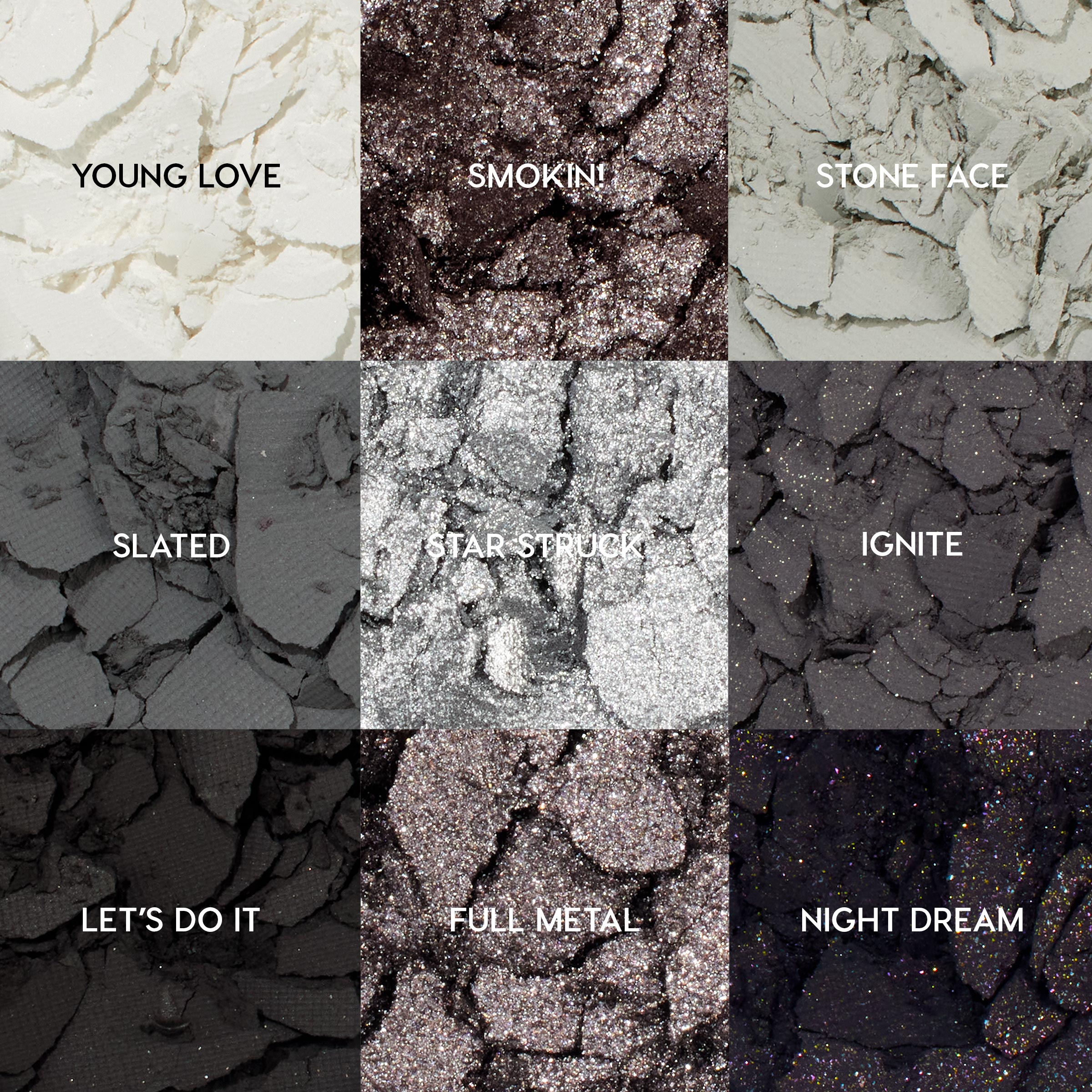 Smokey Eyeshadow Palette with Metallics & Mattes | Blowin' Smoke