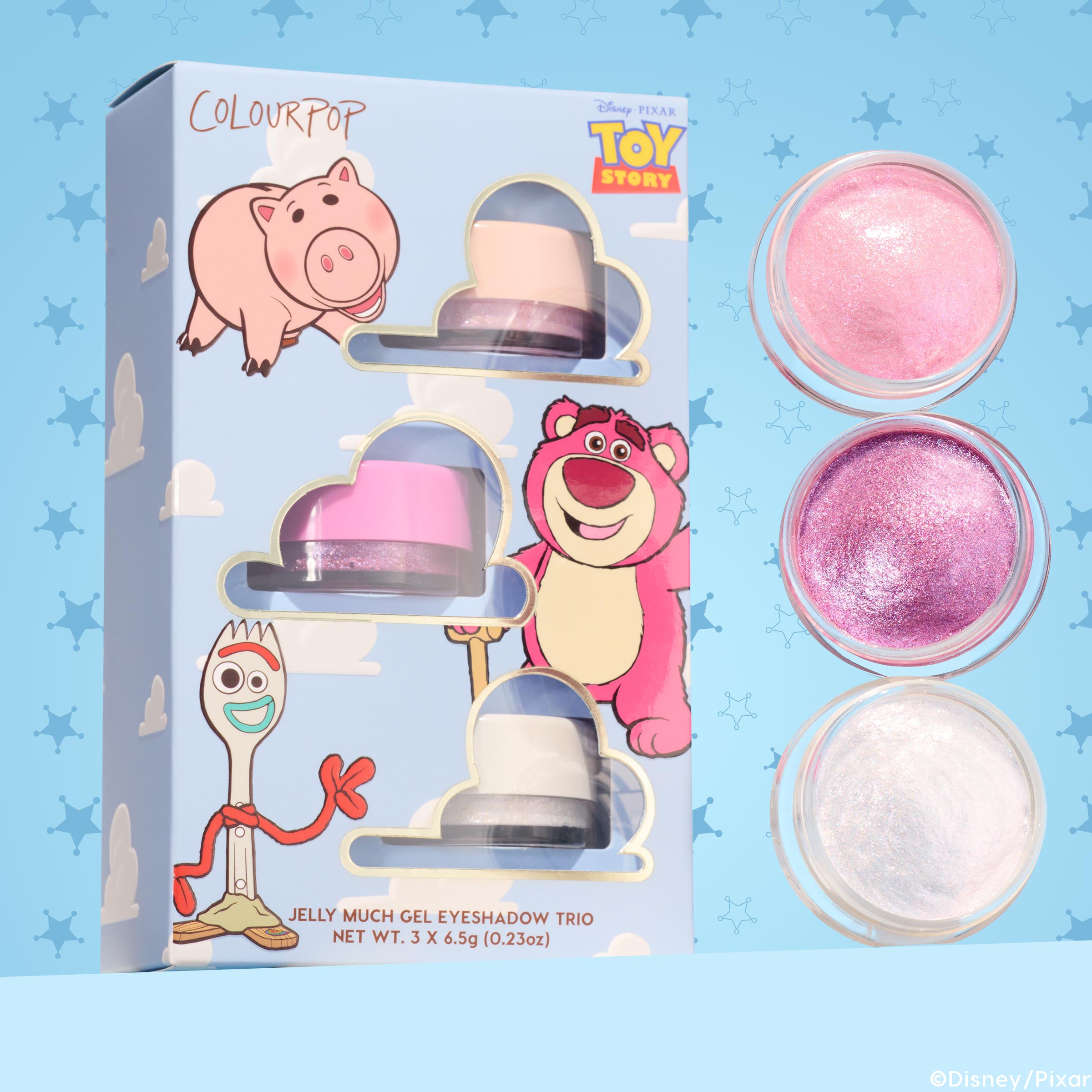 Limited-Edition Pixar-Inspired Jelly Eyeshadow Trio | Play All Day