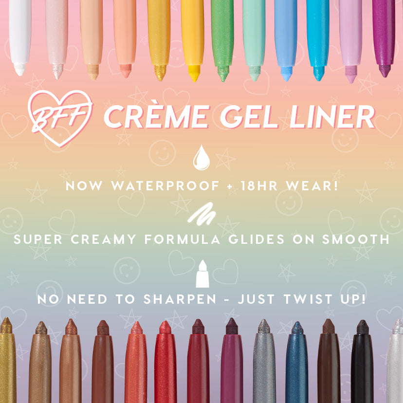 Waterproof Peach Fuzz Crème Gel Eyeliner | 18HR Long-Lasting