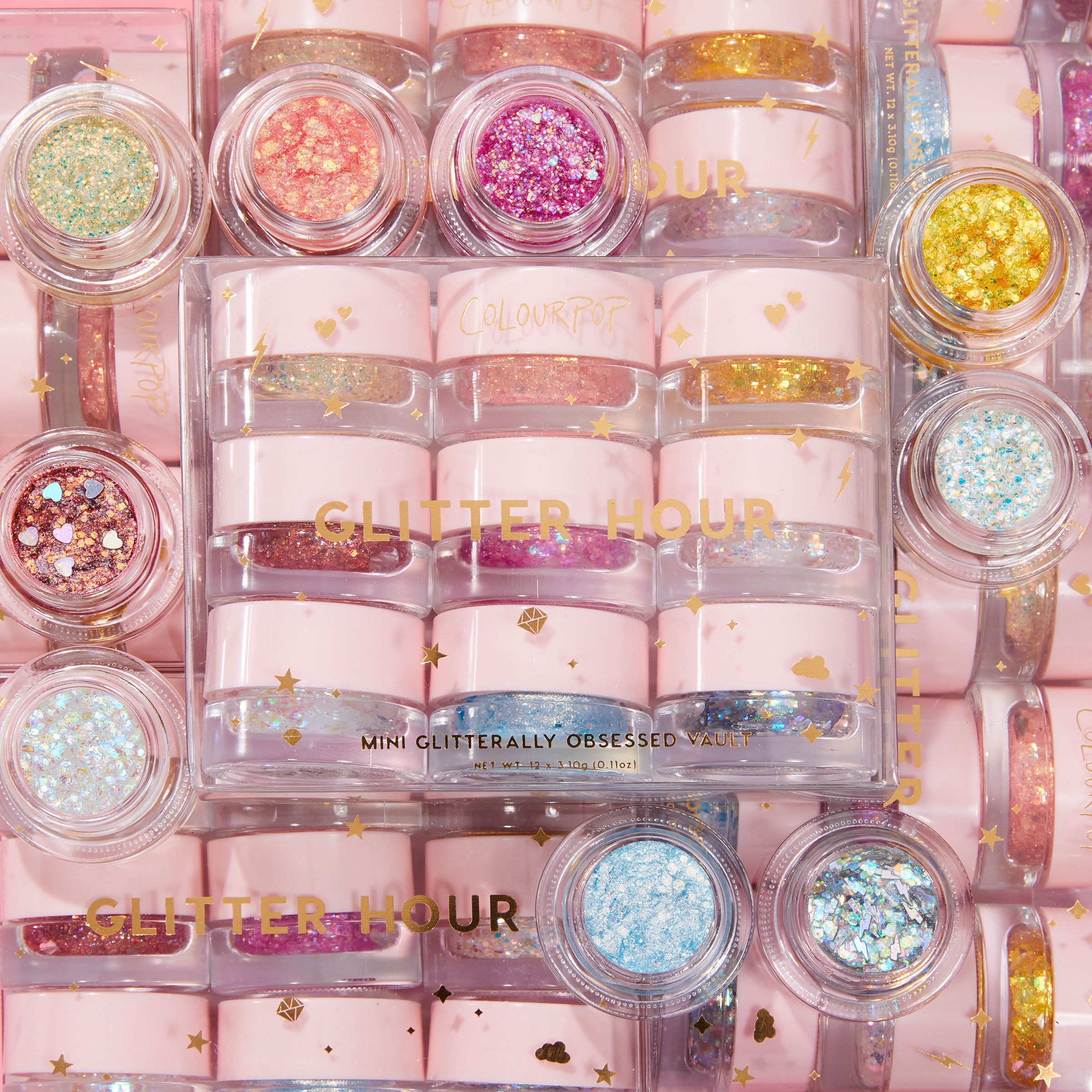 9-Piece Mini Glitter Gel Set for Intense Sparkle & Shine | Glitterally Obsessed