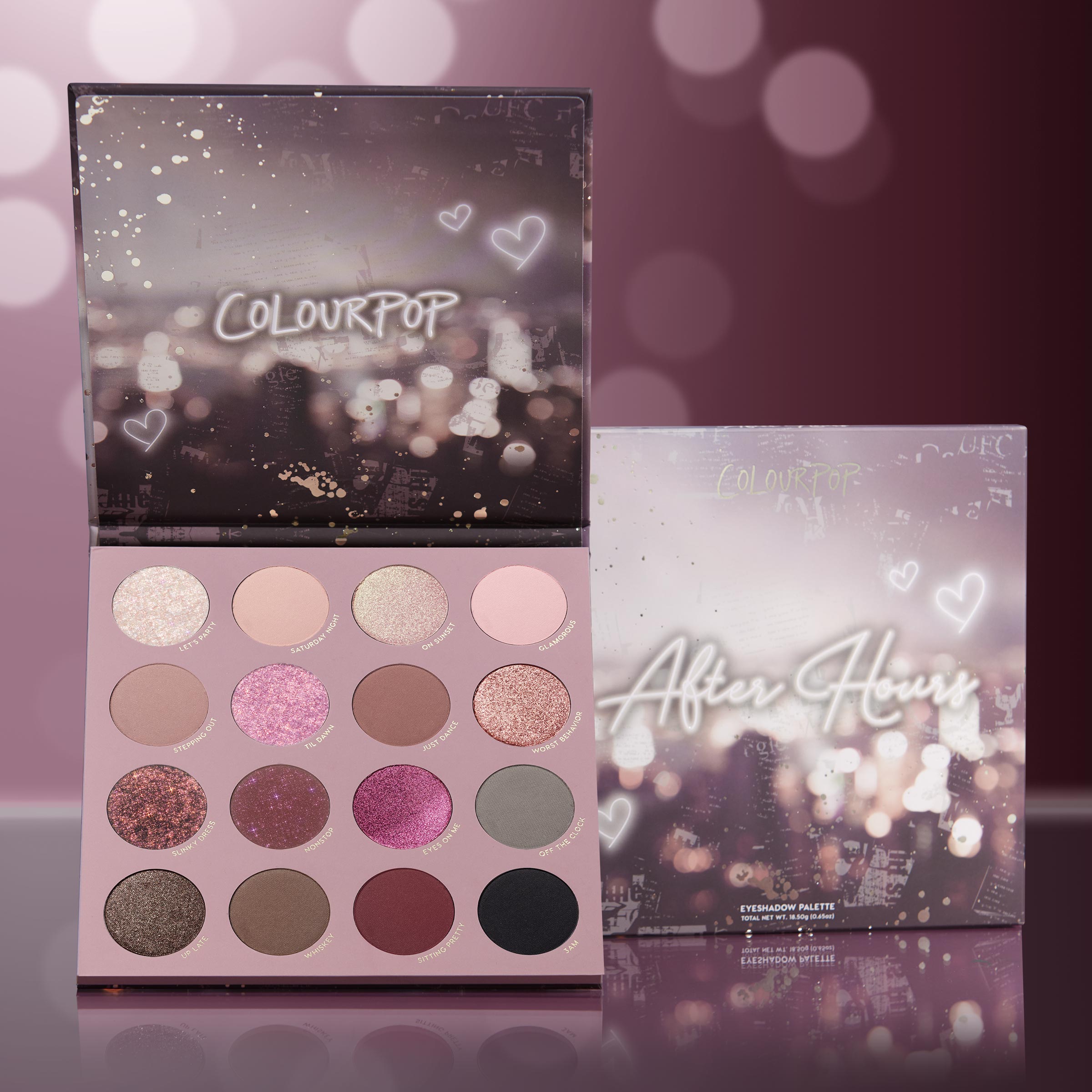 After Hours Eyeshadow Palette - Matte & Glitter Shades for Smokey Eyes | Ultra-Pigmented & Long-Lasting