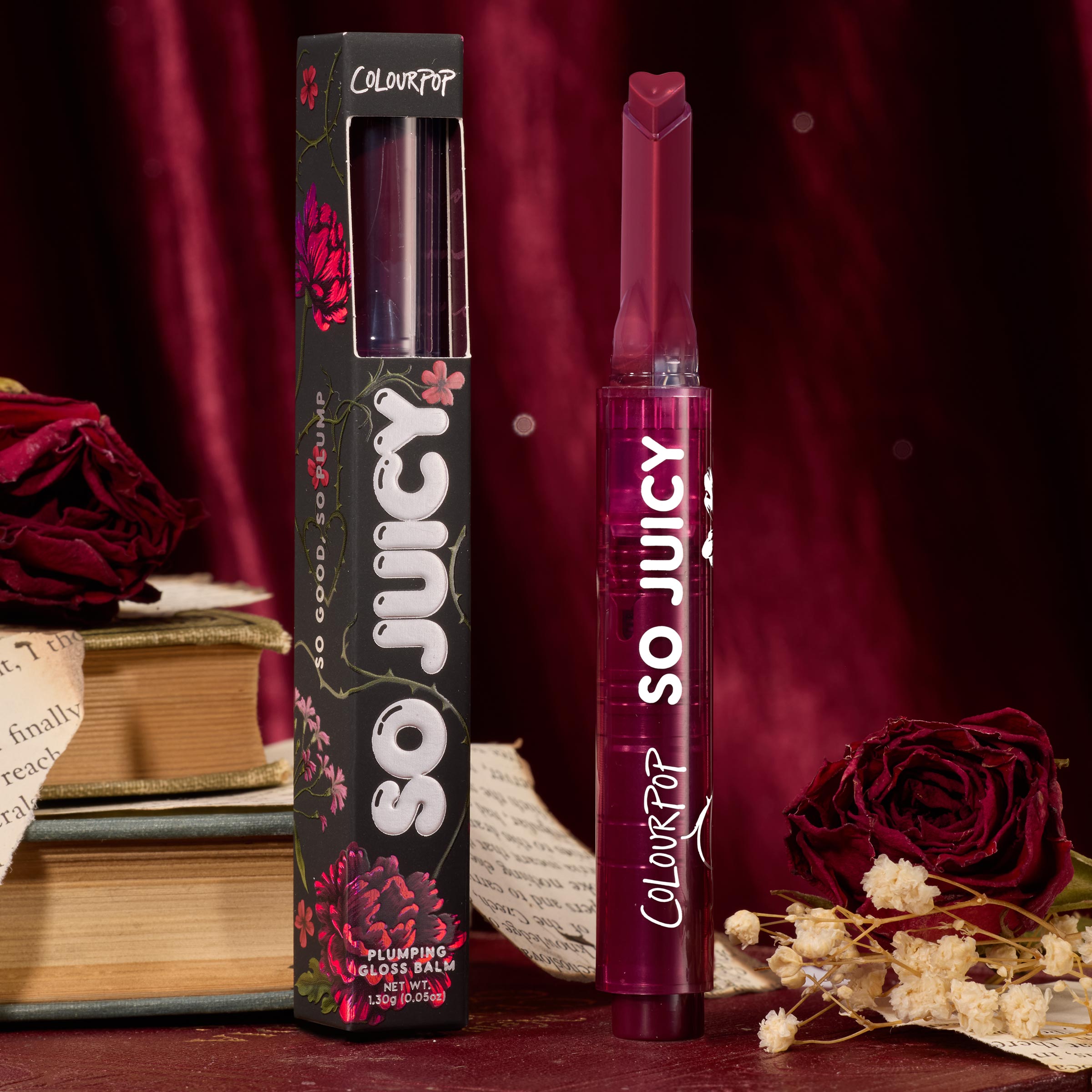 Valentine’s Day Plumping Lip Gloss Balm with Hyaluronic Acid | Temptation