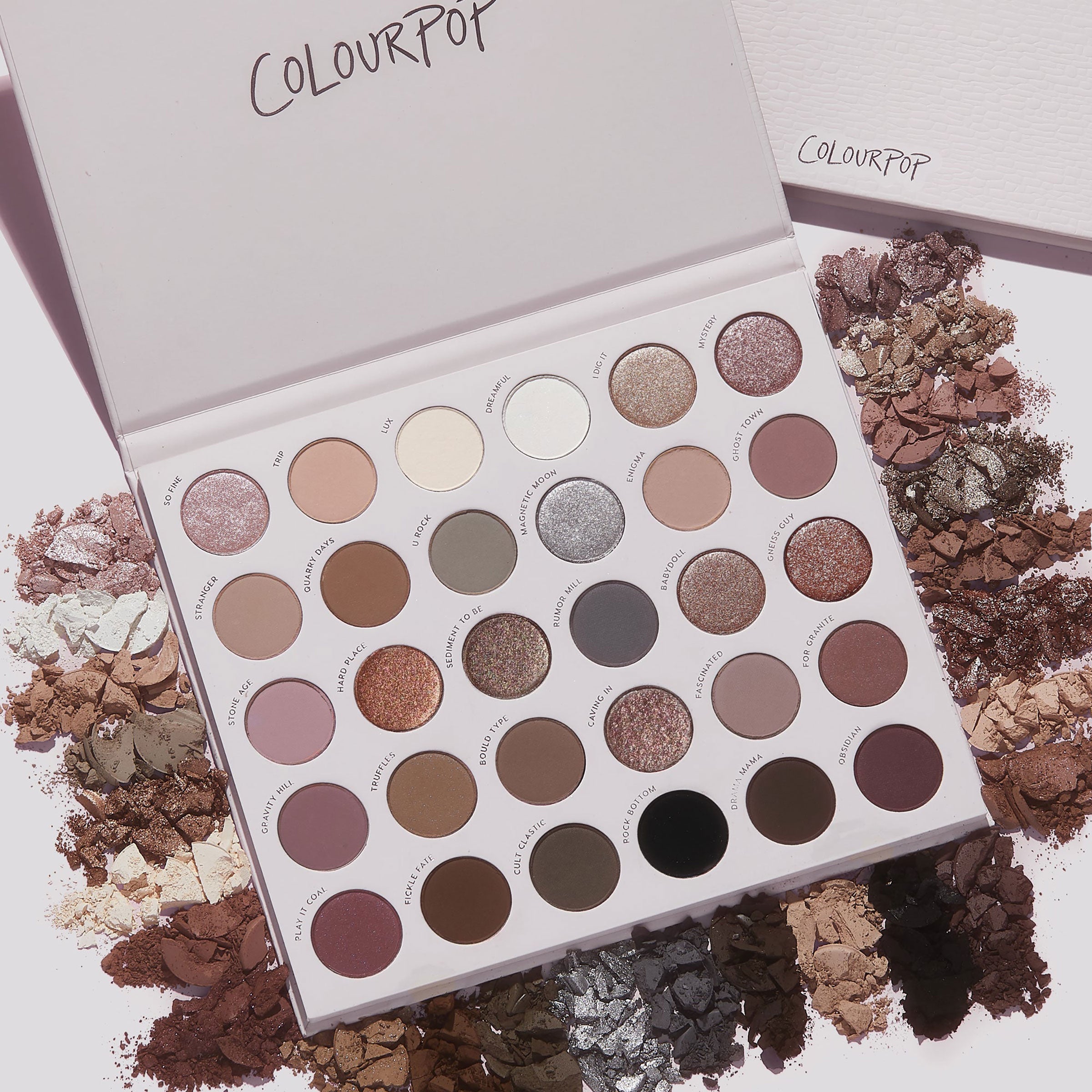 Cool-Toned Eyeshadow Palette with Mattes & Metallics | Stone Cold Fox