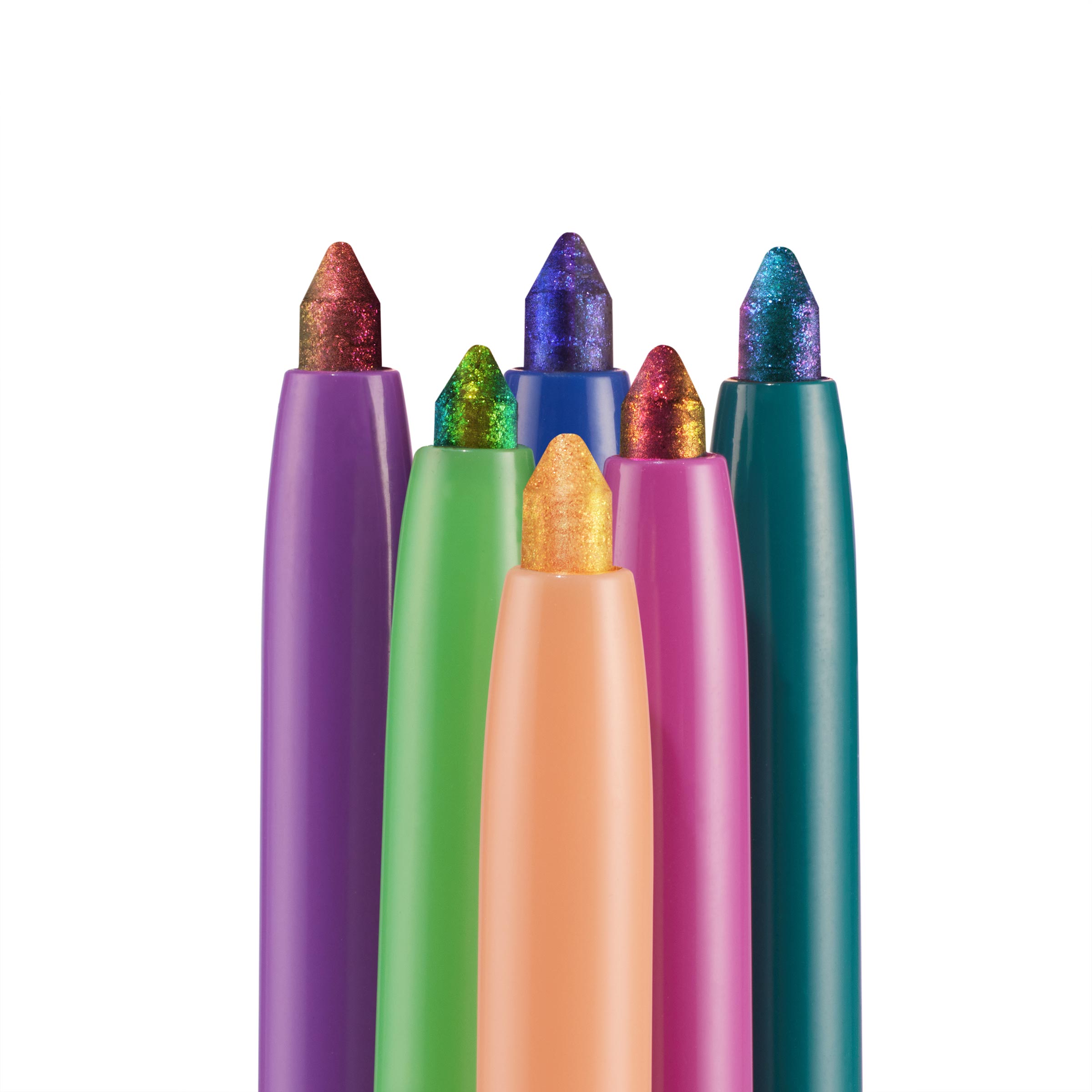 Waterproof Chrome Gel Eyeliner Set | 6 Long-Wear Shades