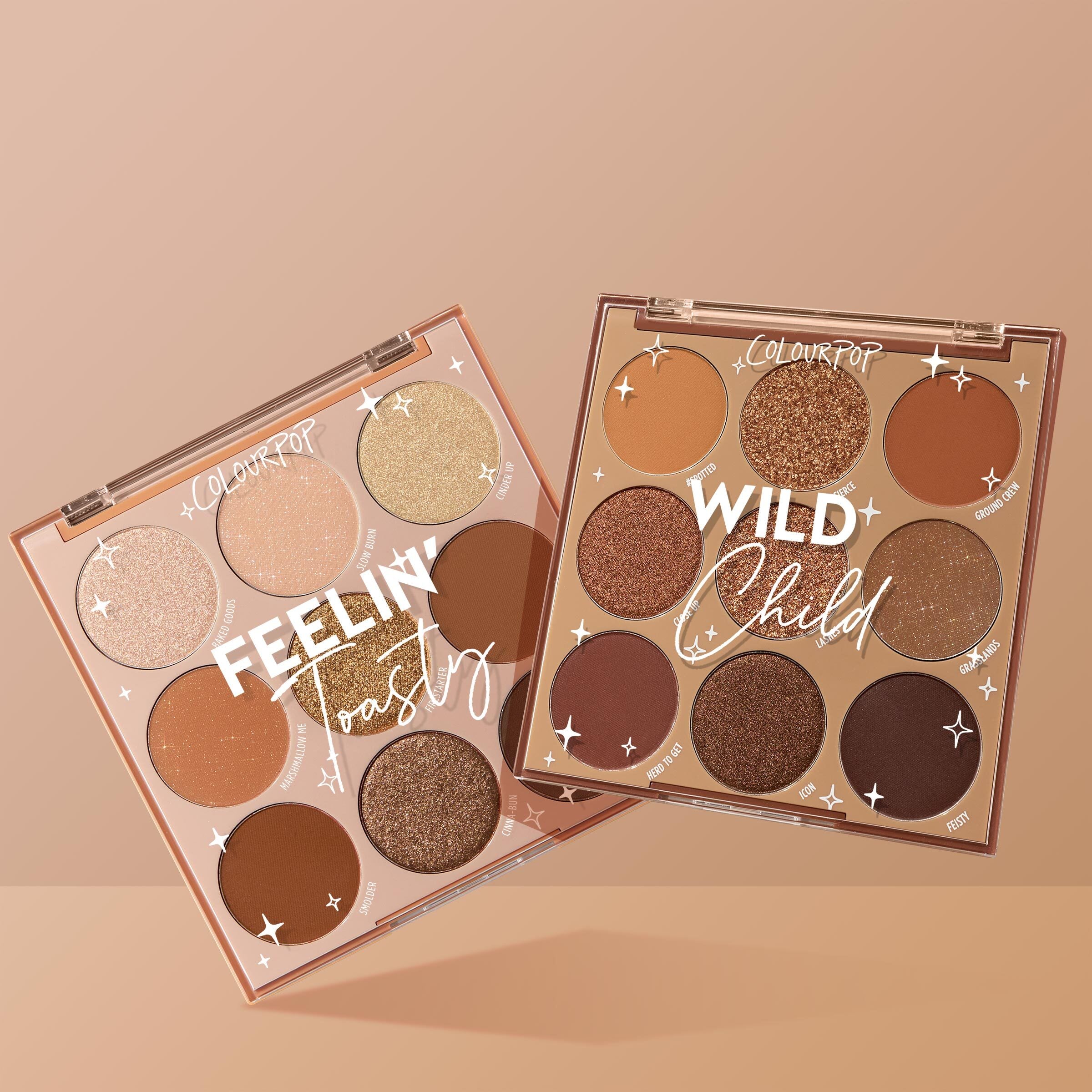 Bronze & Brown Eyeshadow Palette Duo | Feelin Wild