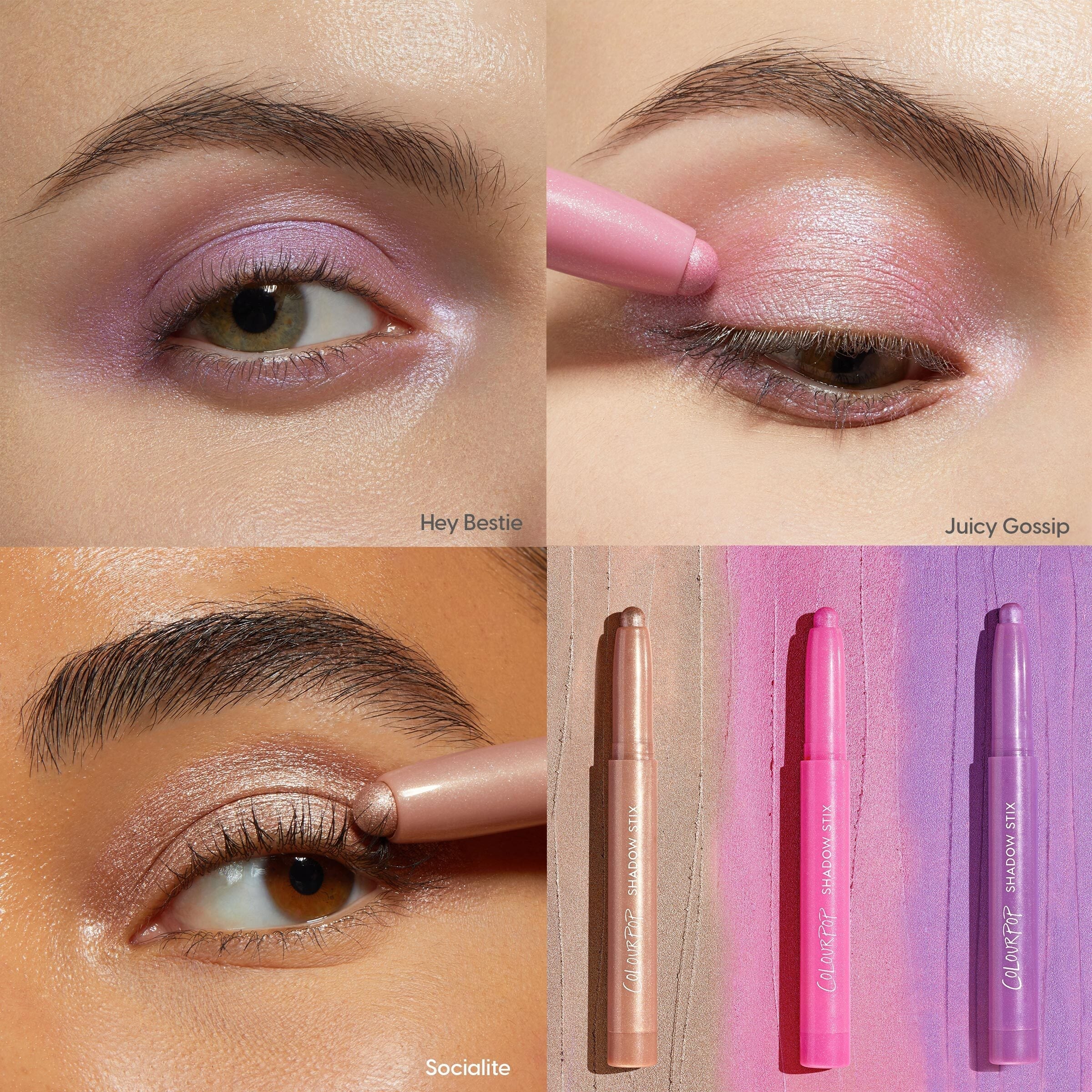 Cool Metallics Shadow Stix Eyeshadow Stick Set | 3 Ultra-Pigmented Shades