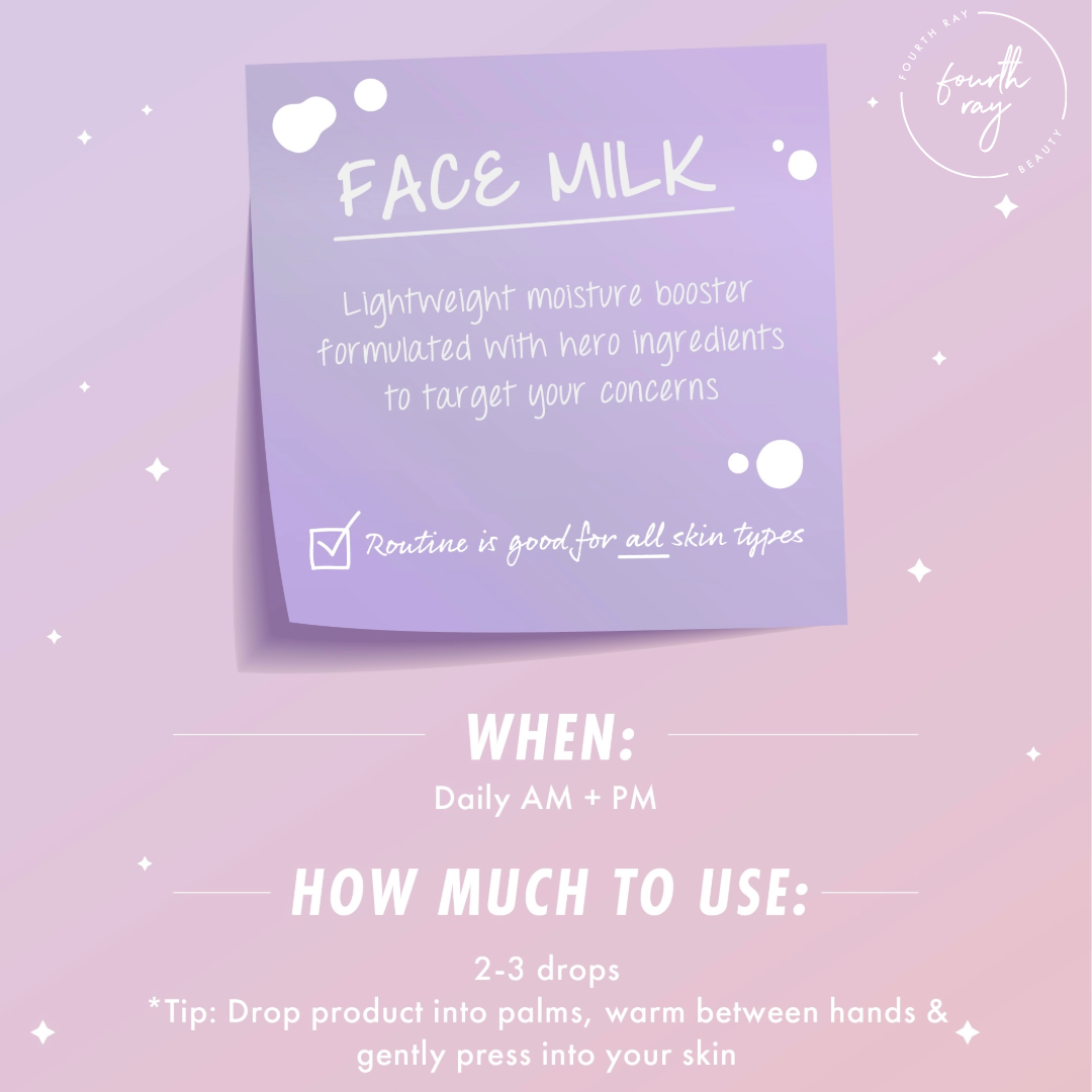 Face Milk Skincare Set with Watermelon, Papaya & Matcha | Head in the Clouds