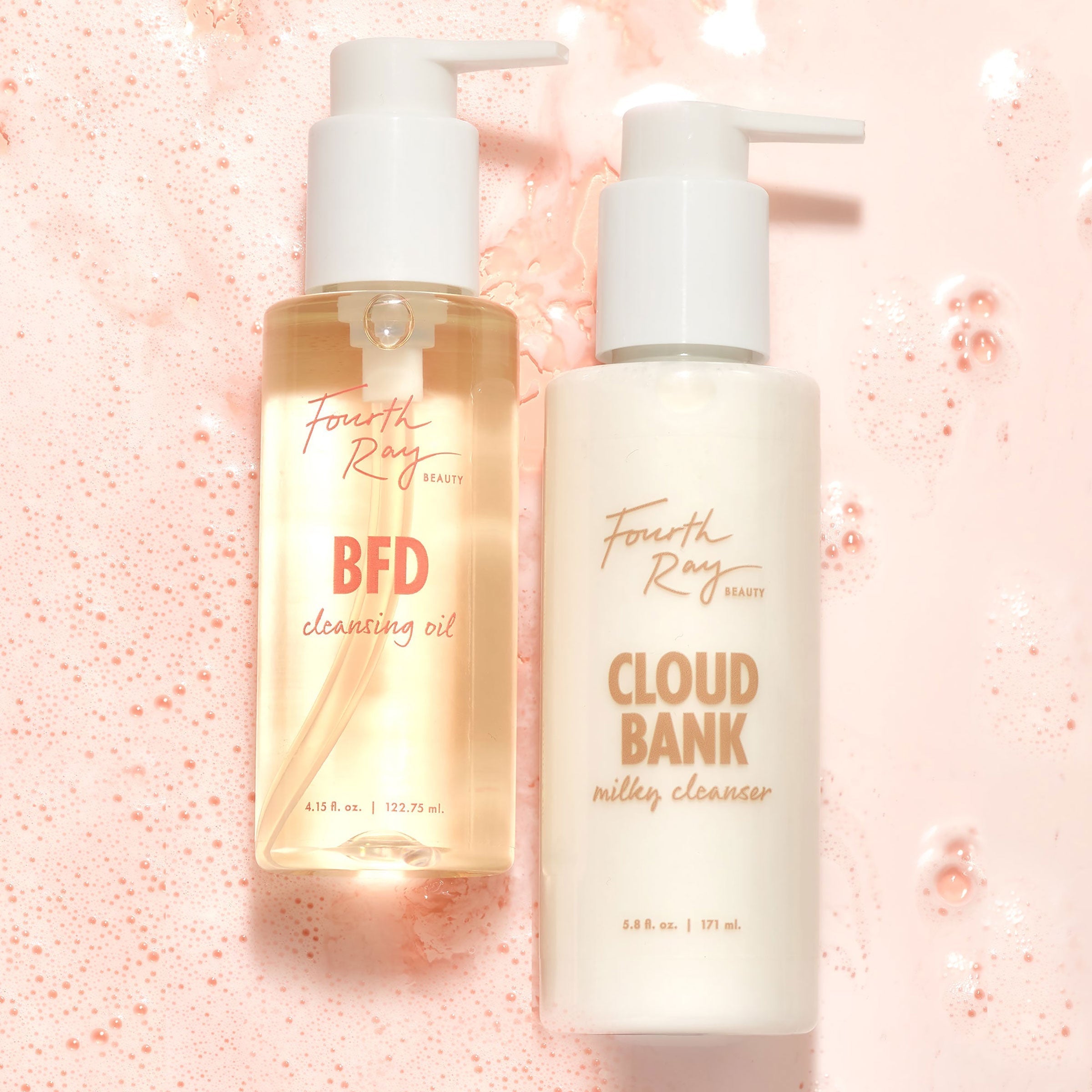 Double Cleansing Oil & Milky Cleanser for Soft Skin | BFD & Cloud Bank