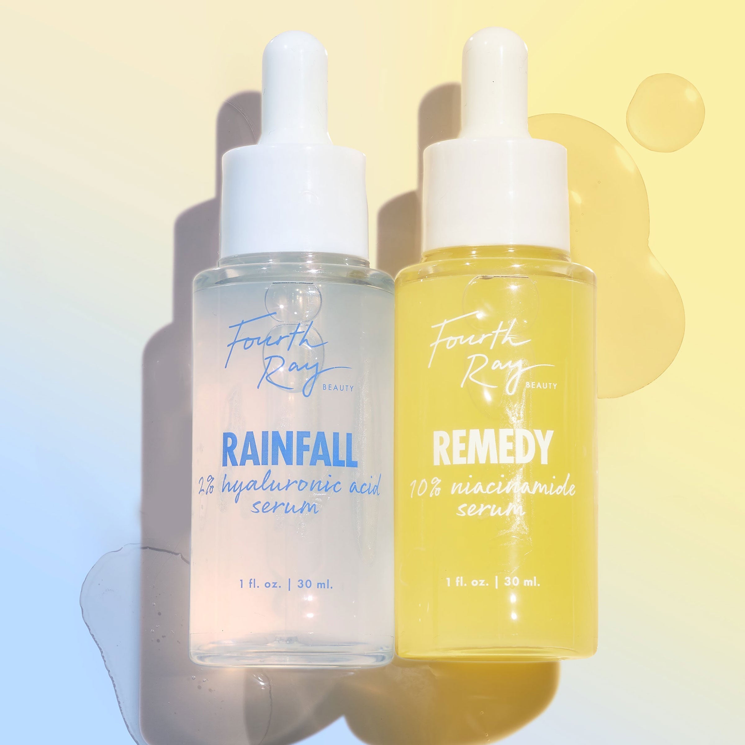 Lightweight Hydrating Serum Duo for Skin Clarity & Moisture | Remedy + Rainfall