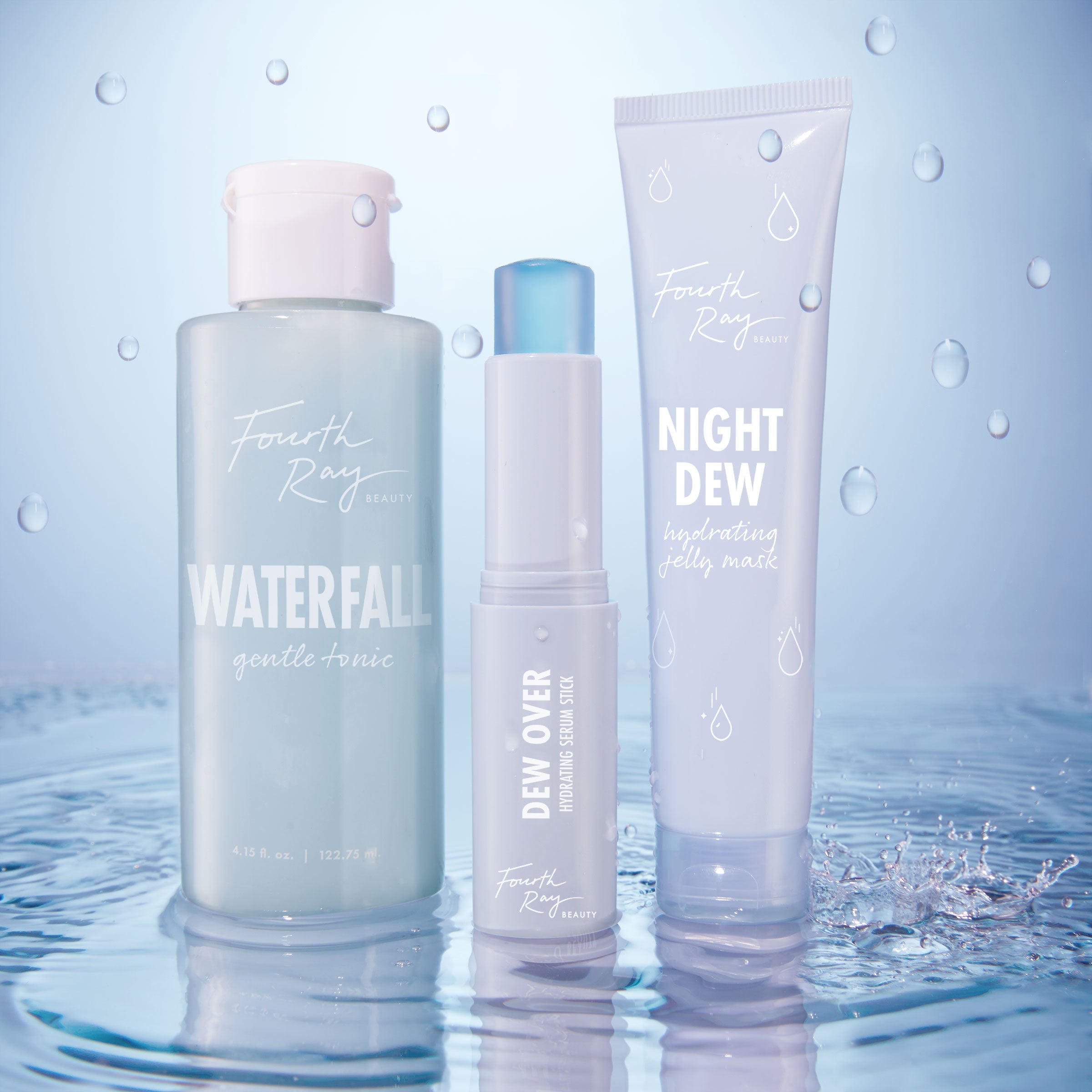 Hydrating Skincare Trio with Hyaluronic Acid | Dew You