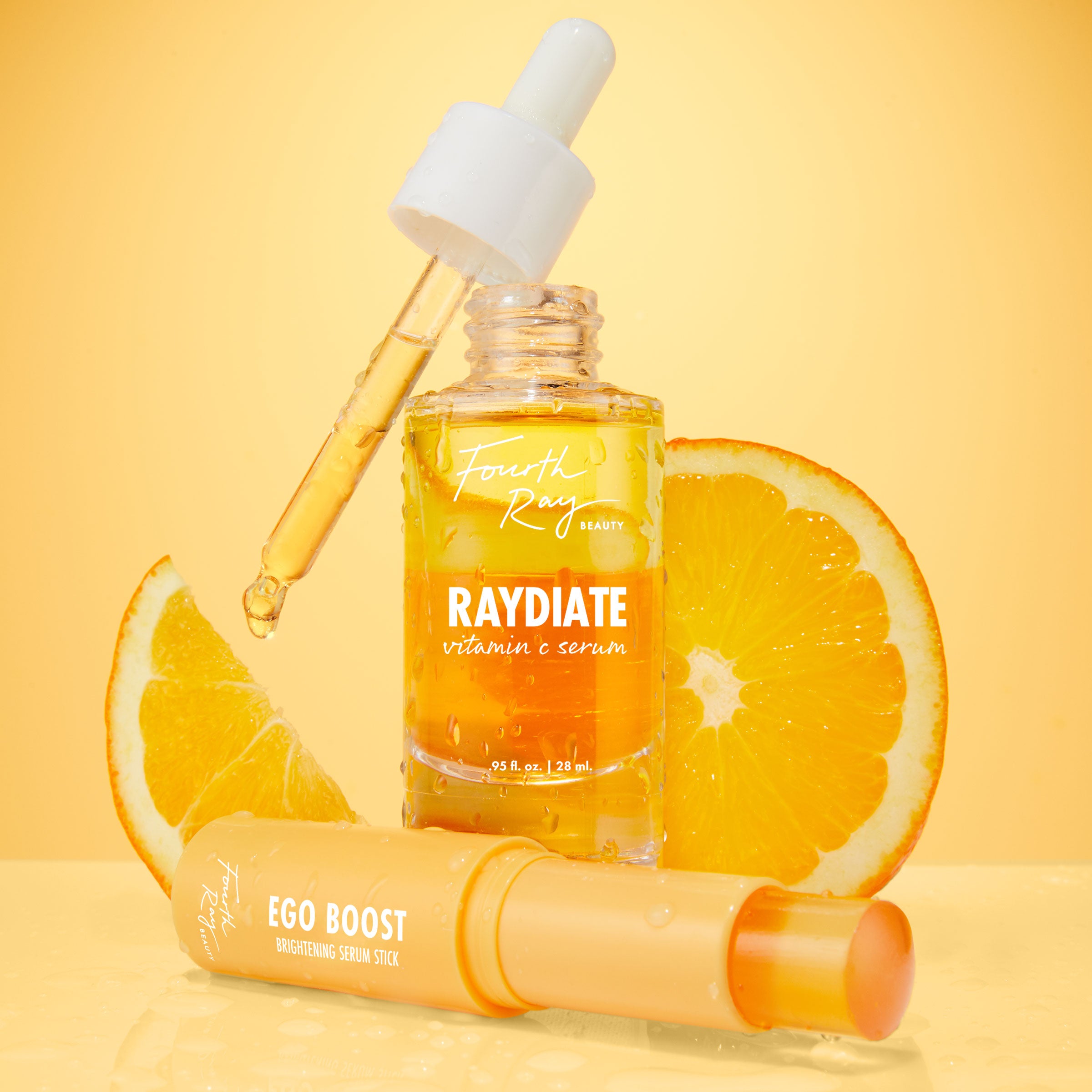 Vitamin C Brightening Serum Duo for Radiant Skin | Ego Boost & Raydiate