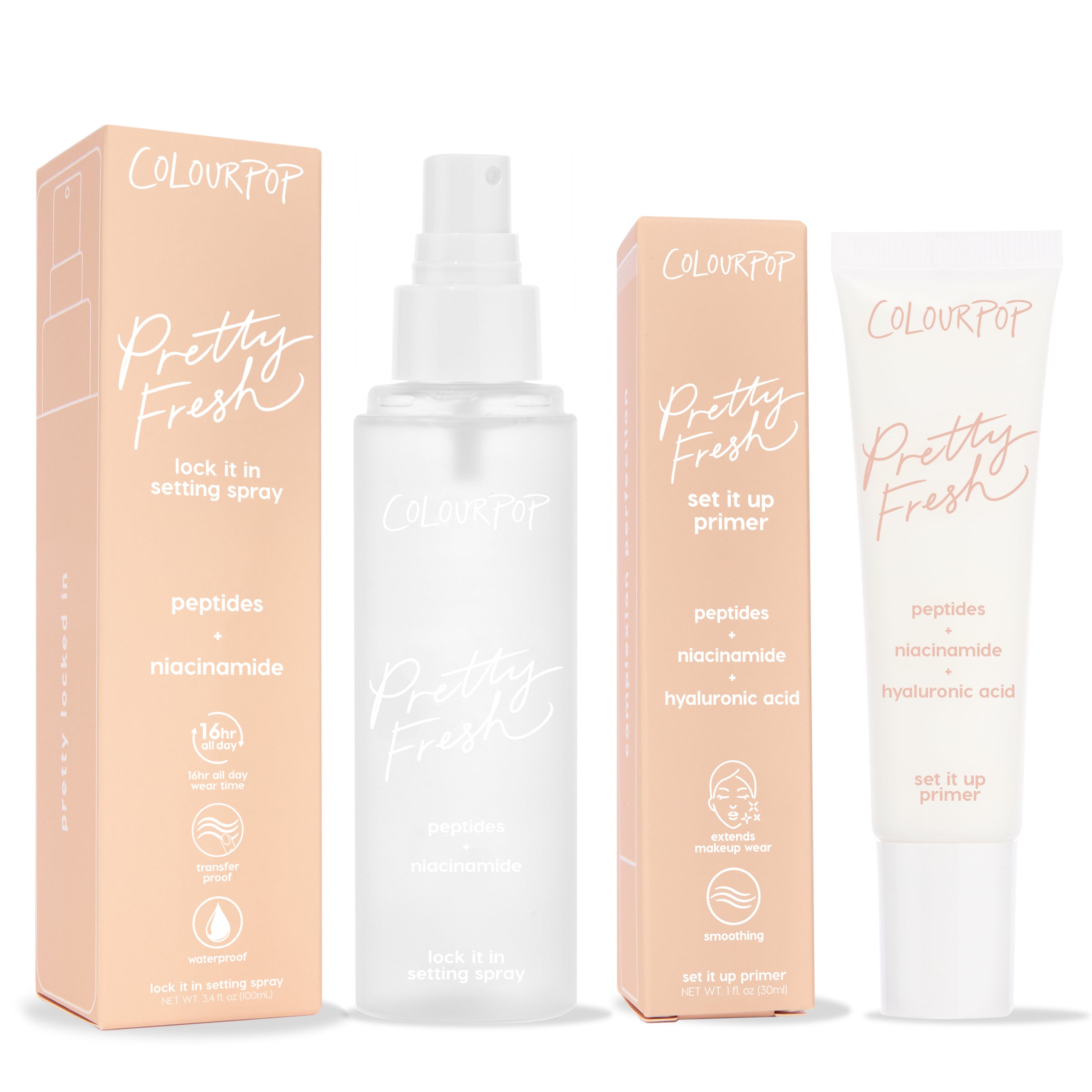 Hydrating Makeup Primer & Setting Spray Duo | Pretty Fresh Set