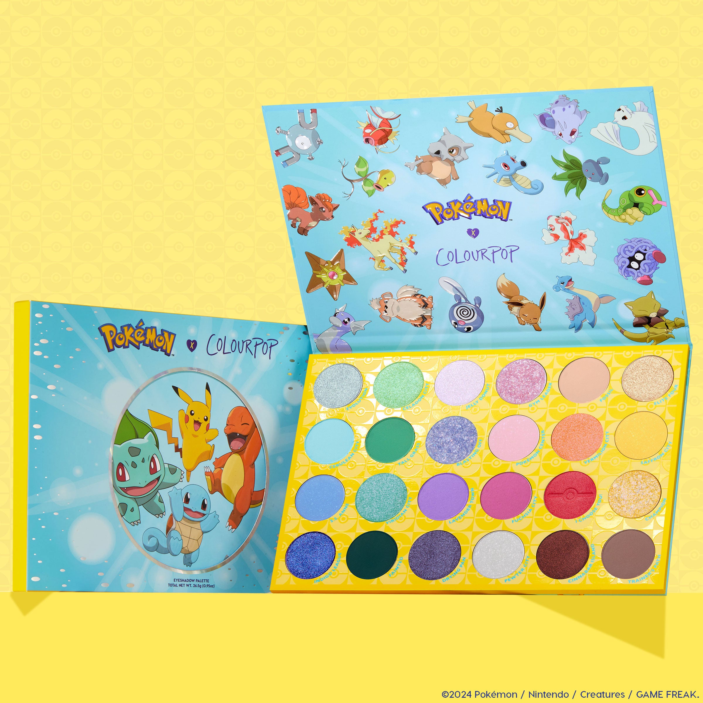 24-Color Rainbow Eyeshadow Palette | Ultra-Pigmented & Long-Lasting | Pallet Town