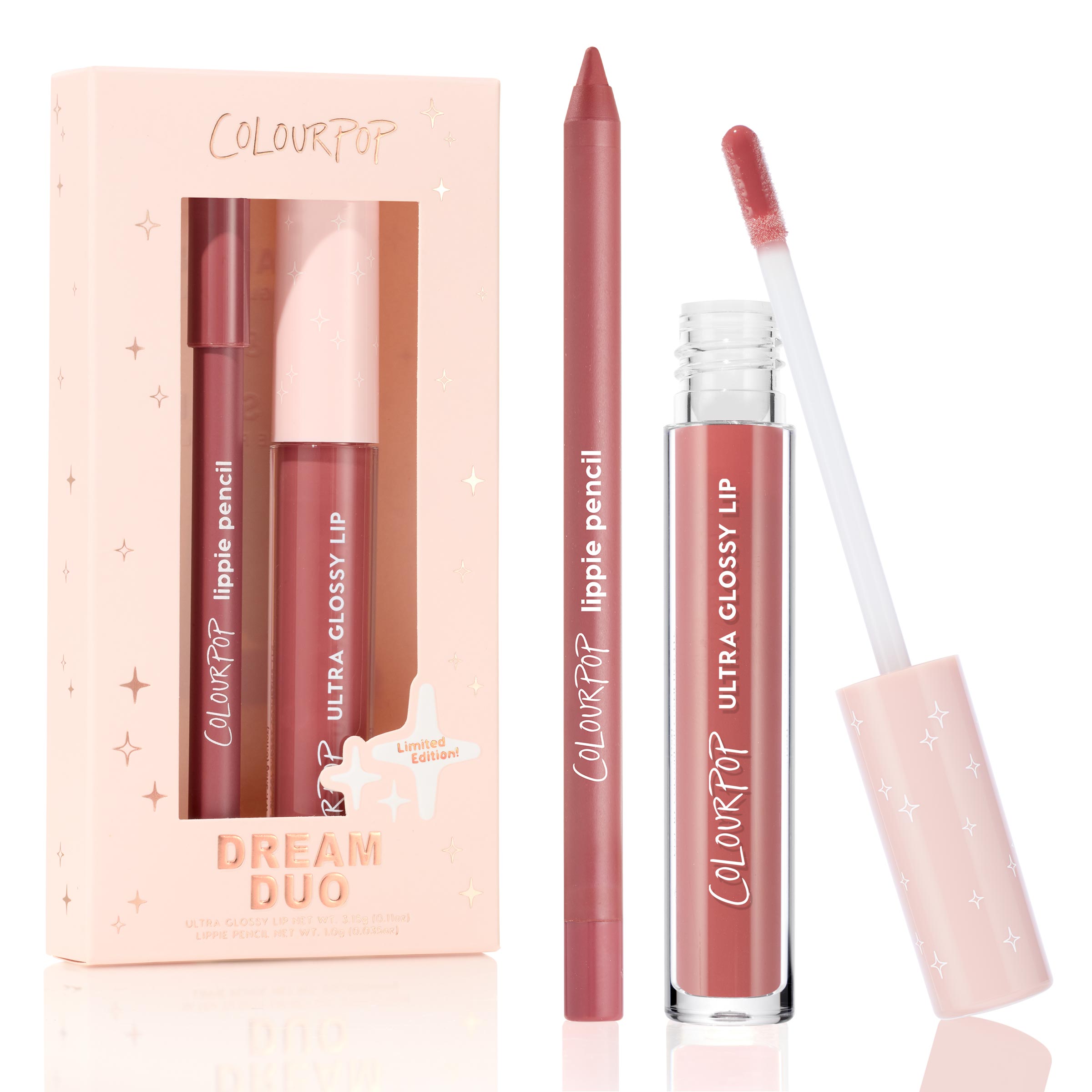 Pink Lip Combo with Lippie Pencil & Glossy Lip | Dream Duo