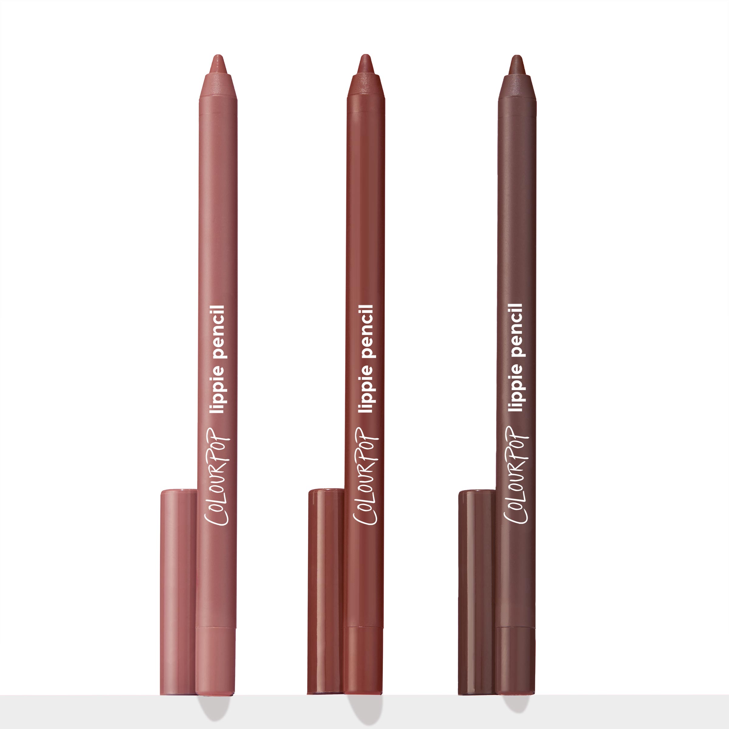 Triple Brown Lippie Pencil Set | Long-Lasting & Creamy