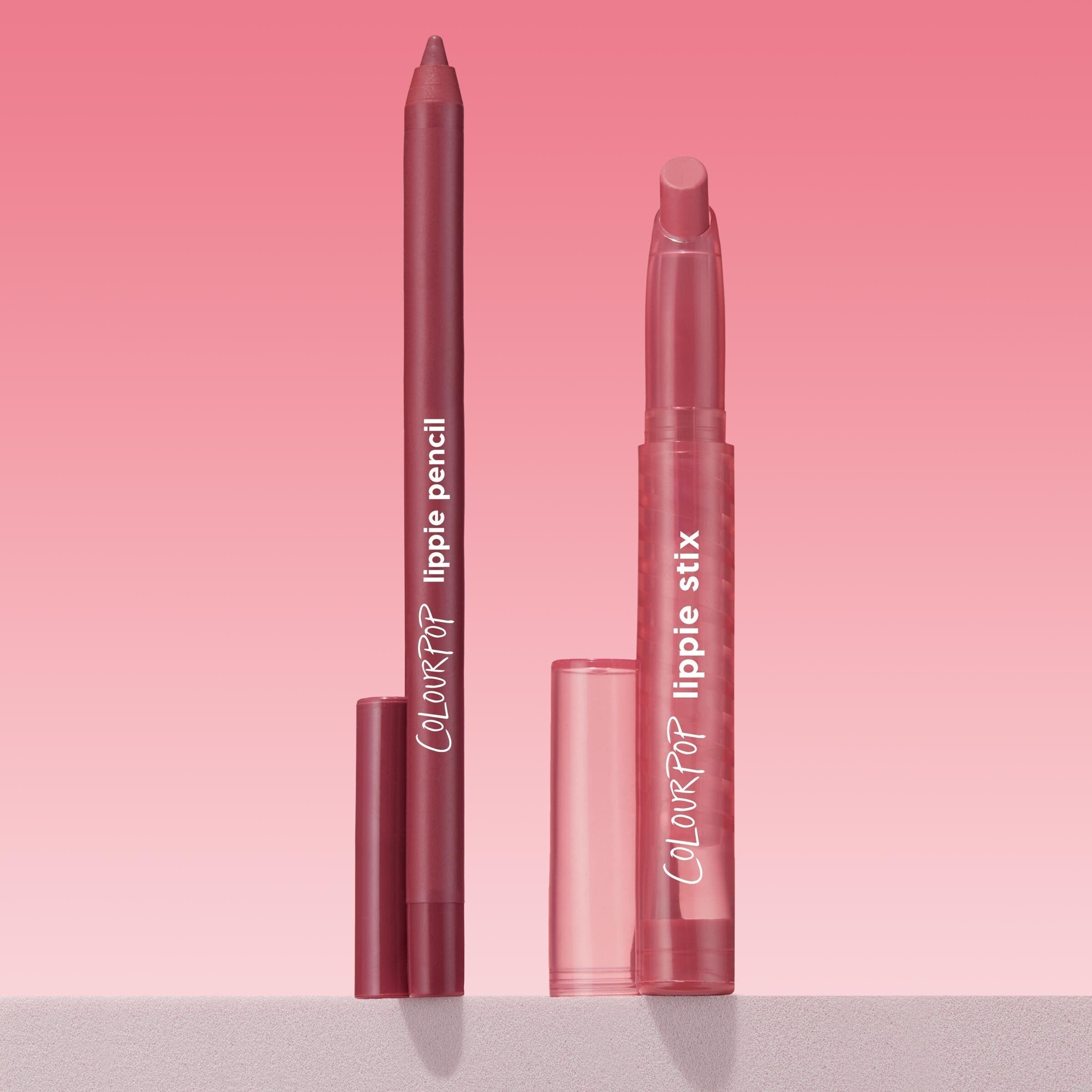 Pink Lippie Set with Lip Pencil & Lipstick | Long-Lasting & Hydrating