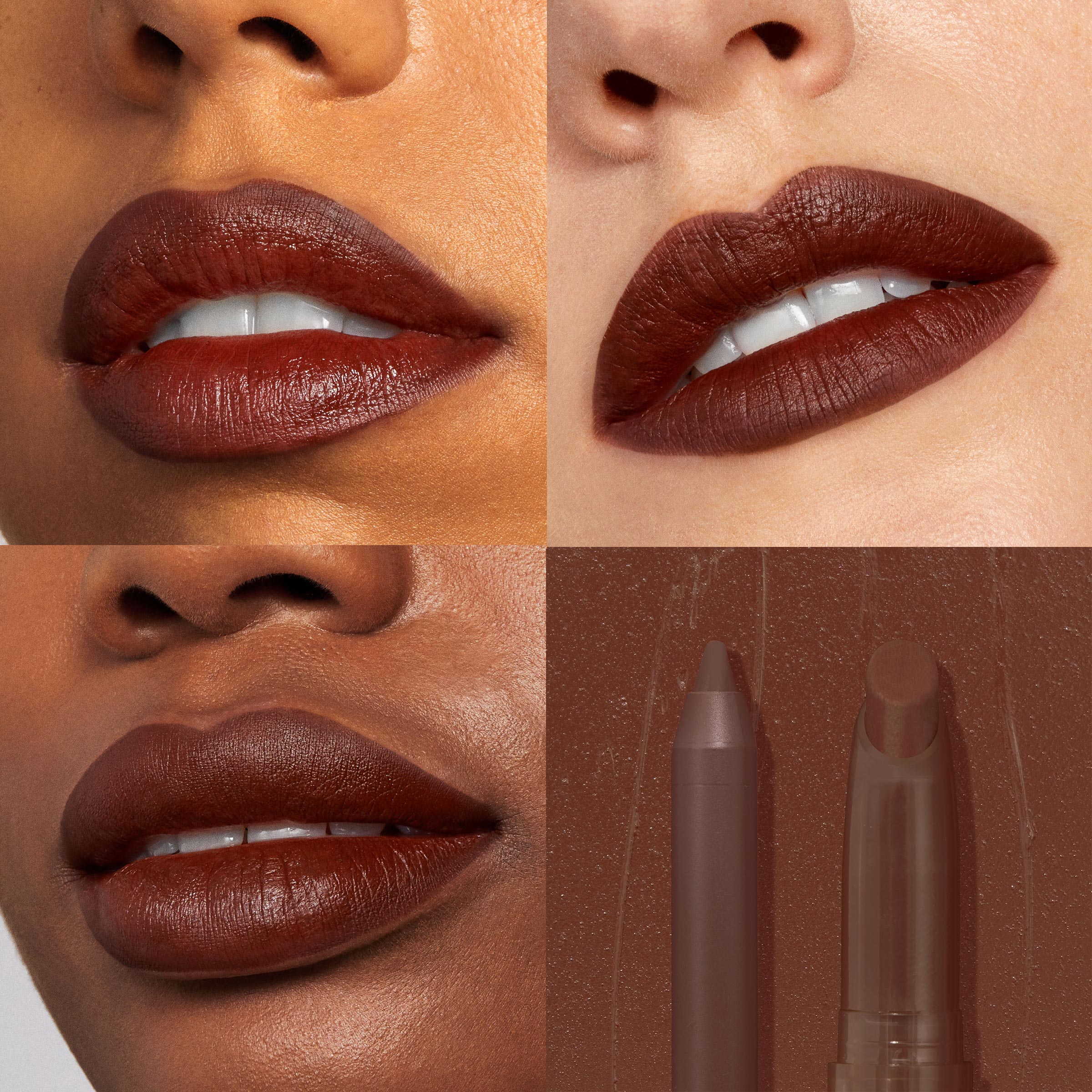 Matte Lipstick & Liner Set in Pitch - Long-Lasting, Vitamin E Infused | Lip Service