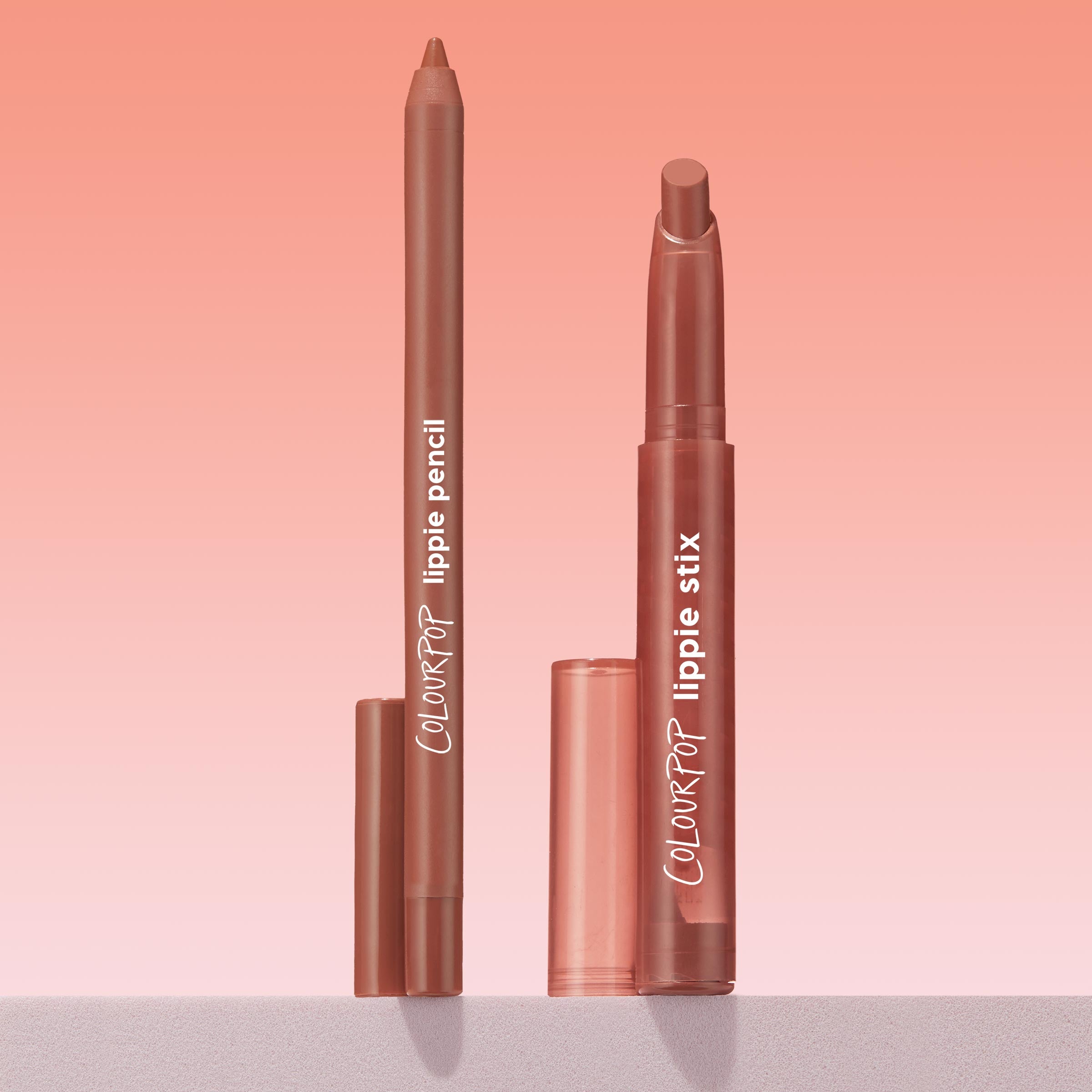Medium Nude Lipstick & Pencil Set with Vitamin E | Brat Pack
