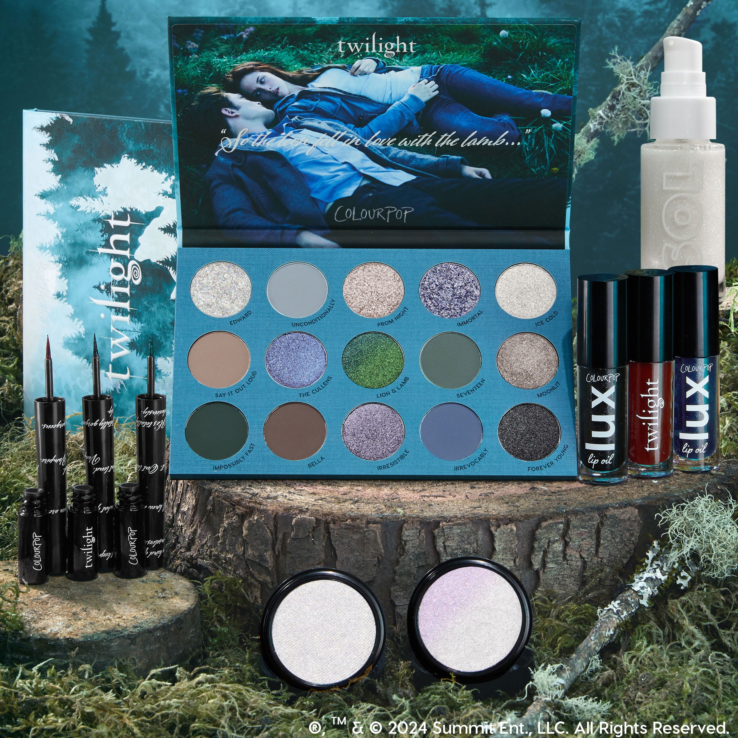 Twilight x ColourPop Makeup Collection | Eyeshadow Palette & Lip Oil Set
