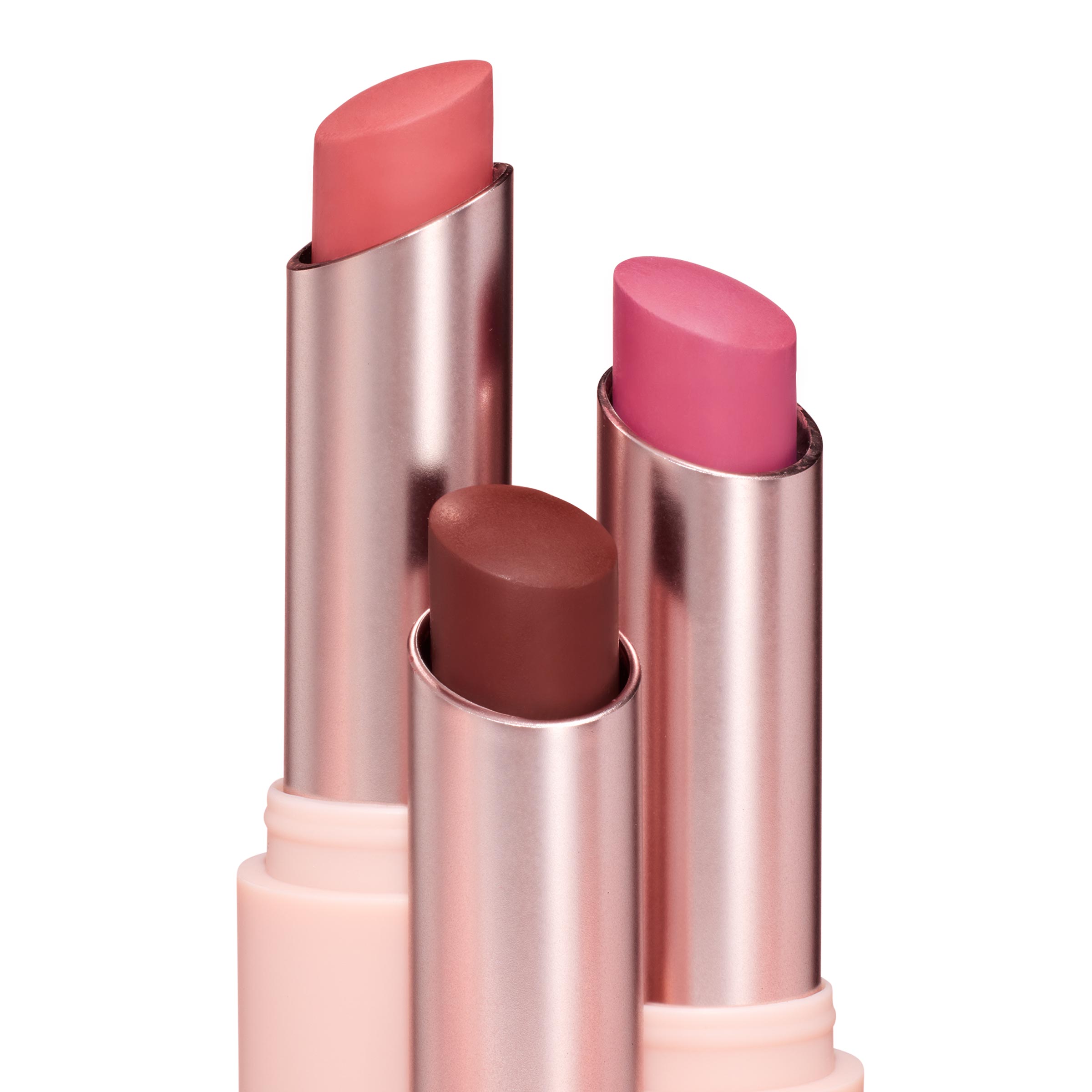 Transfer-Proof Matte Lipstick Set - 3 Pink Shades | Power Pout
