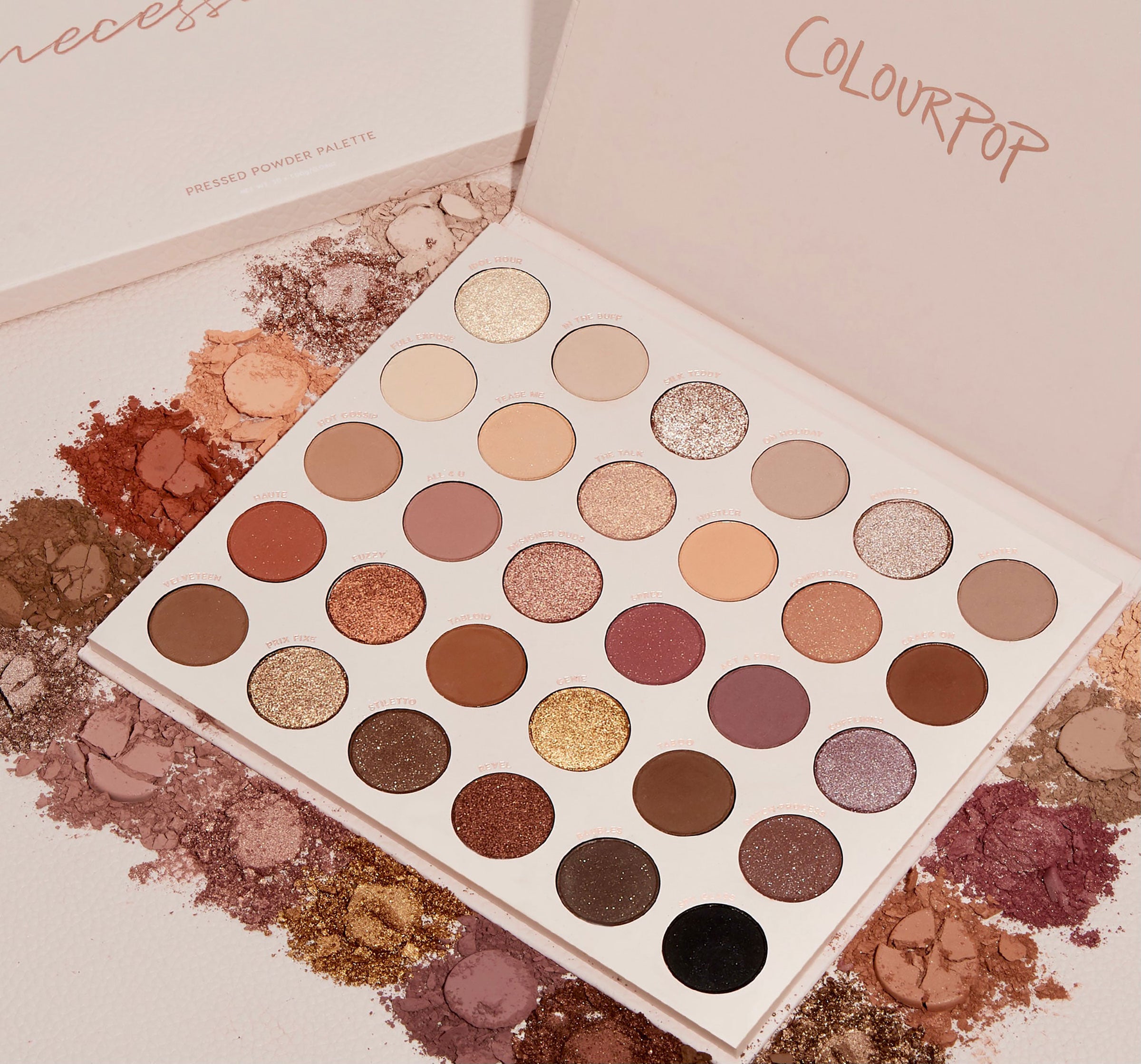 30-Pan Eyeshadow Palette with Mattes & Metallics | Bare Necessities