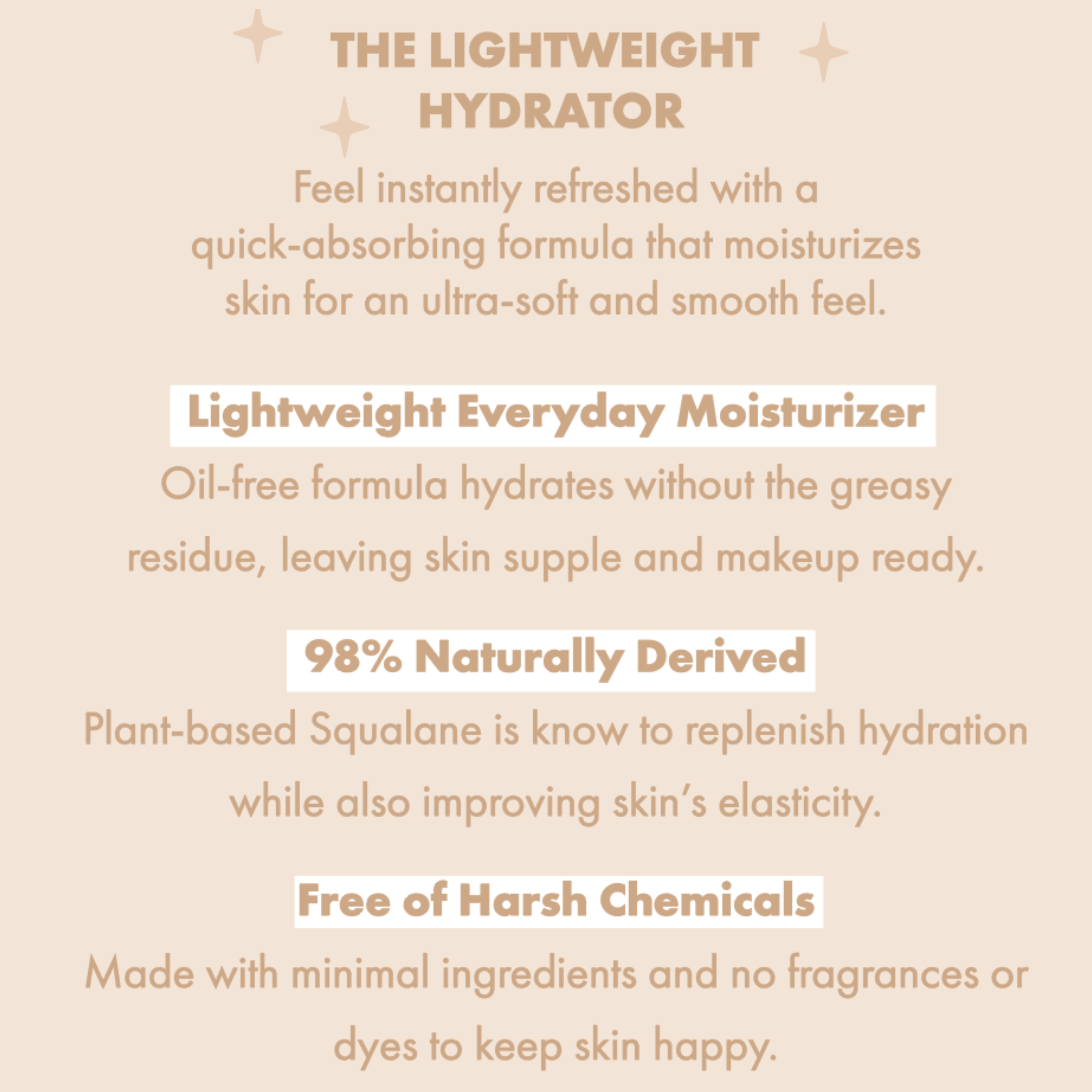 Lightweight Daily Moisturizer with Squalane for Hydrated Skin | The Lightweight