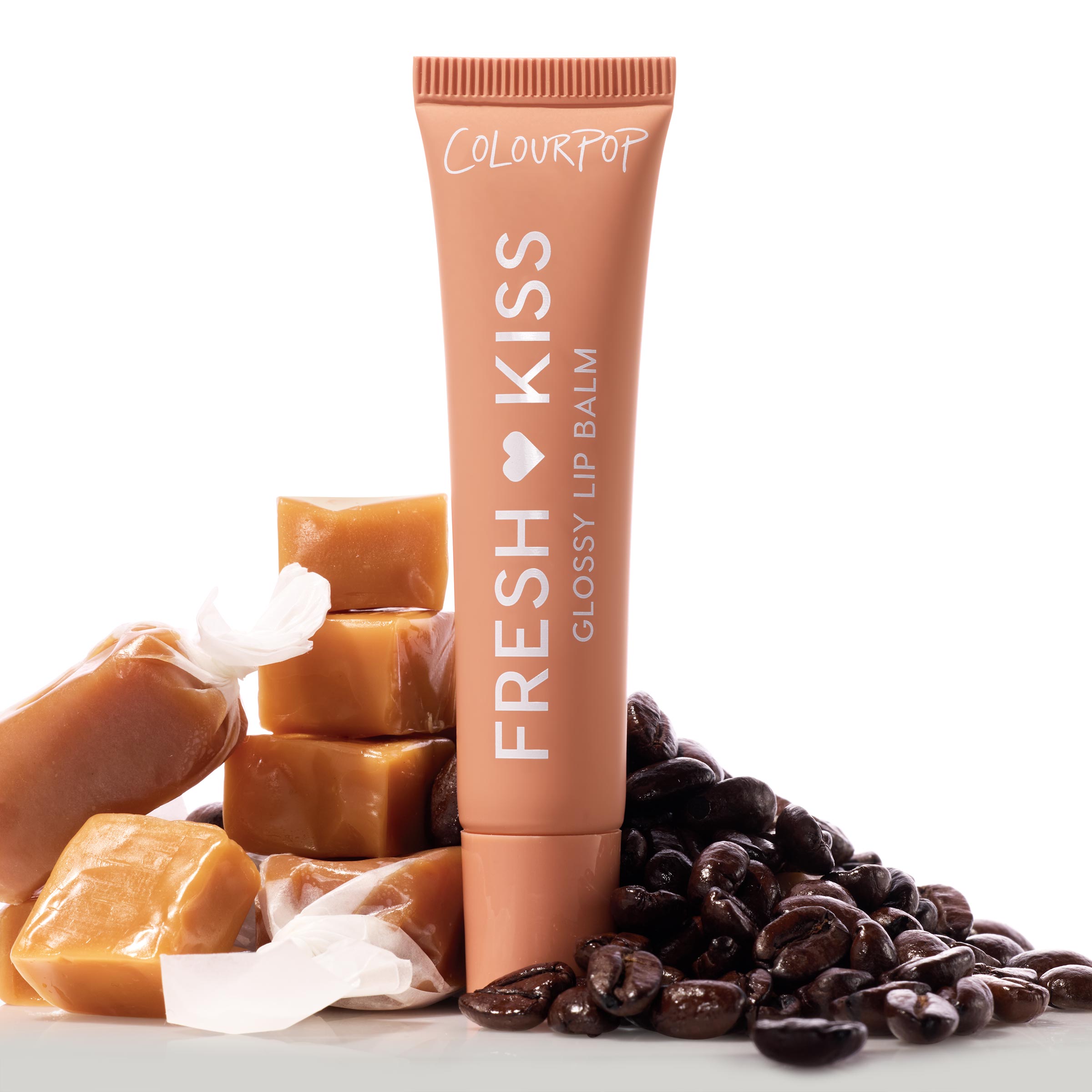 Caramel Latte Hydrating Glossy Lip Balm with Peptides & Hyaluronic Acid | Fresh Kiss