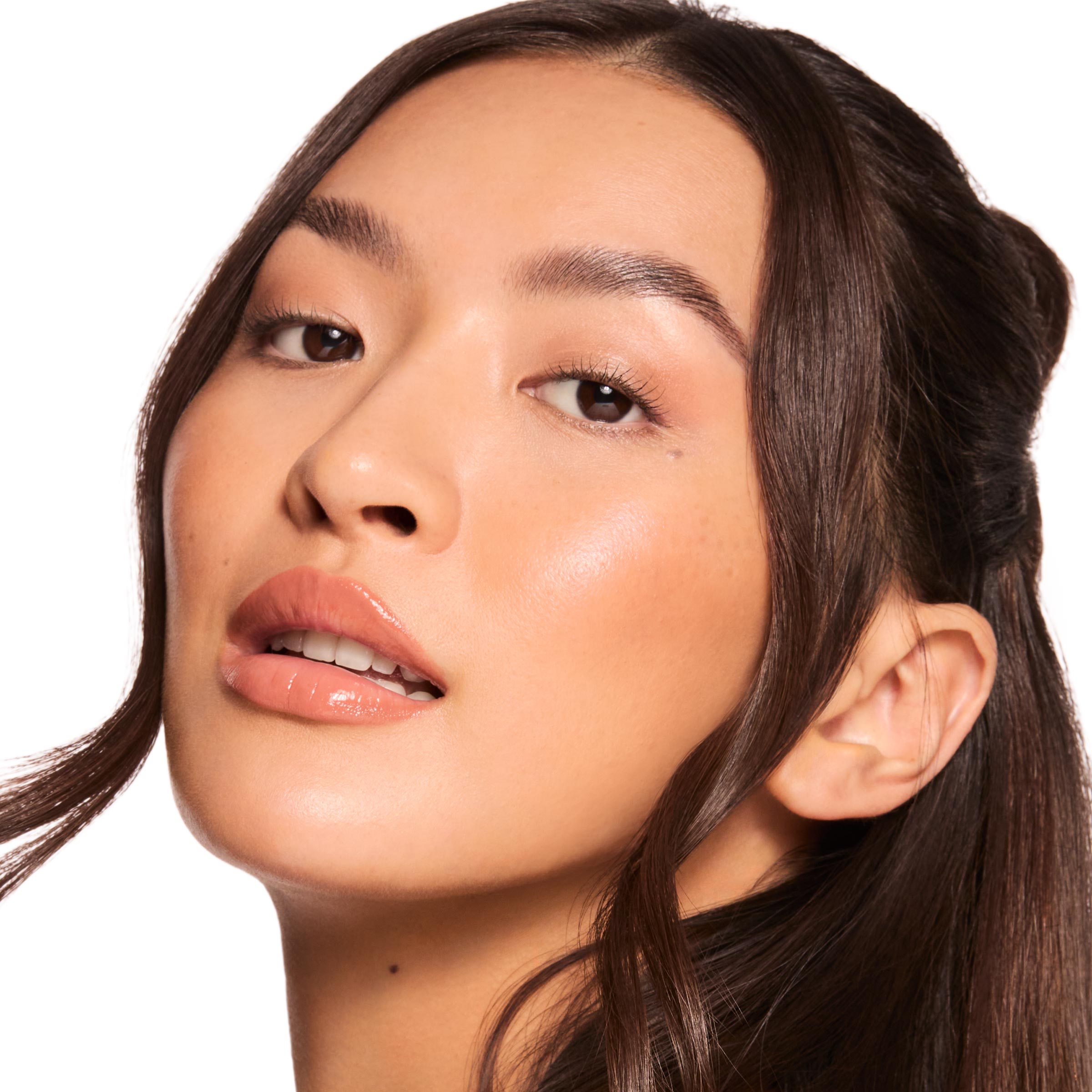 Caramel Latte Hydrating Glossy Lip Balm with Peptides & Hyaluronic Acid | Fresh Kiss