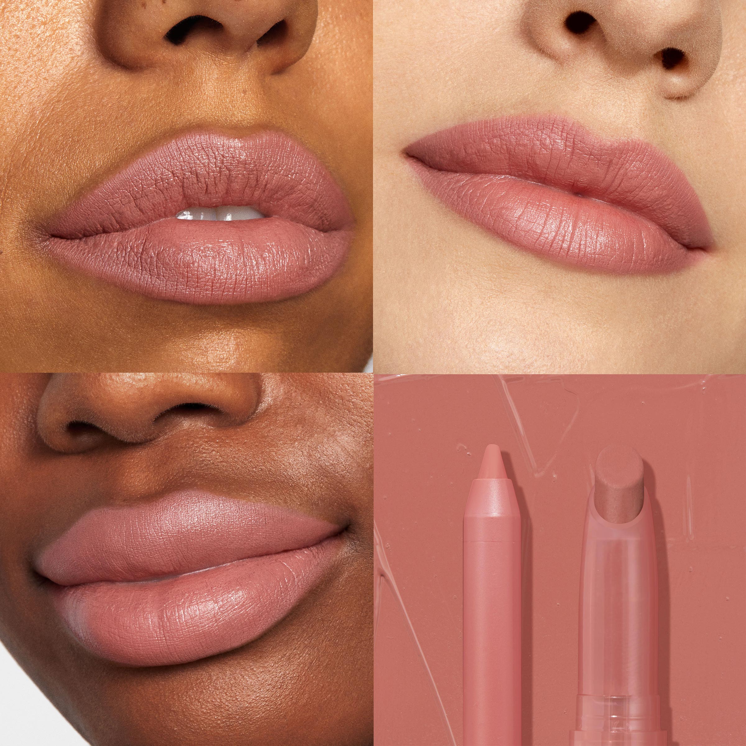 Muted Pink Lippie Combo with Matte Finish & Vitamin E | Oh Snap